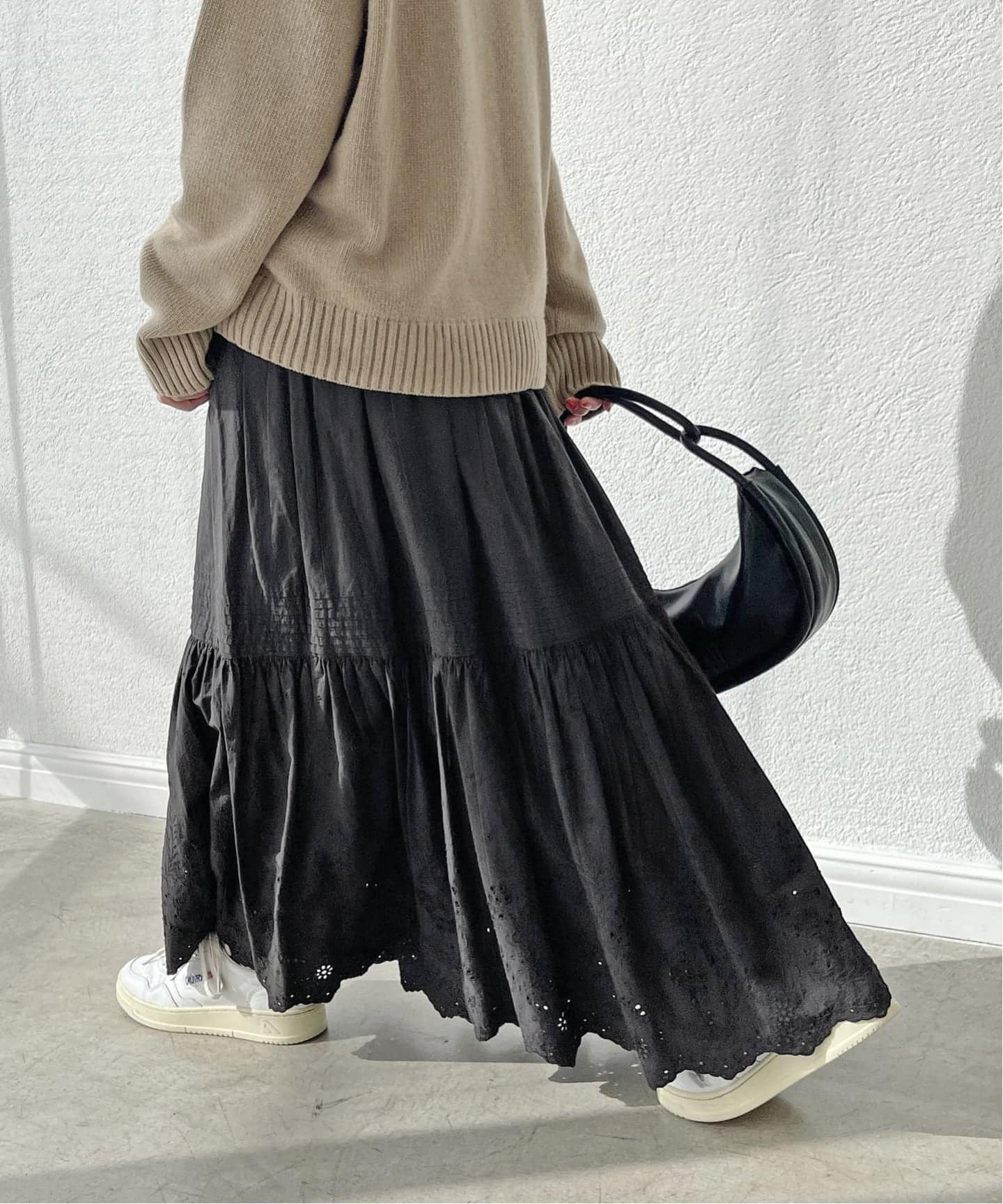 追加2》エンブロイダリーレーススカート（ロング・マキシ丈スカート