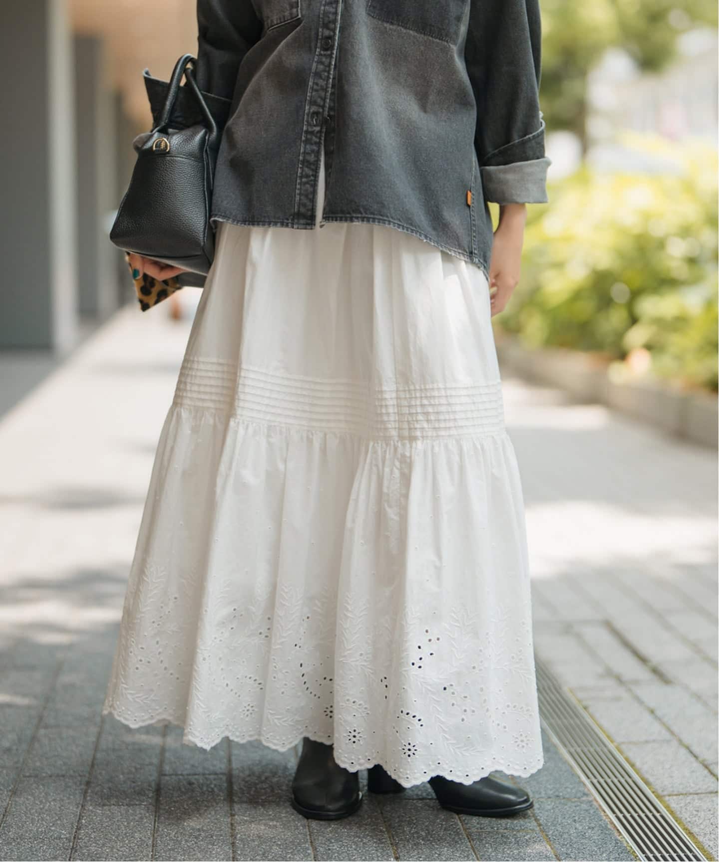 追加2》エンブロイダリーレーススカート（ロング・マキシ丈スカート