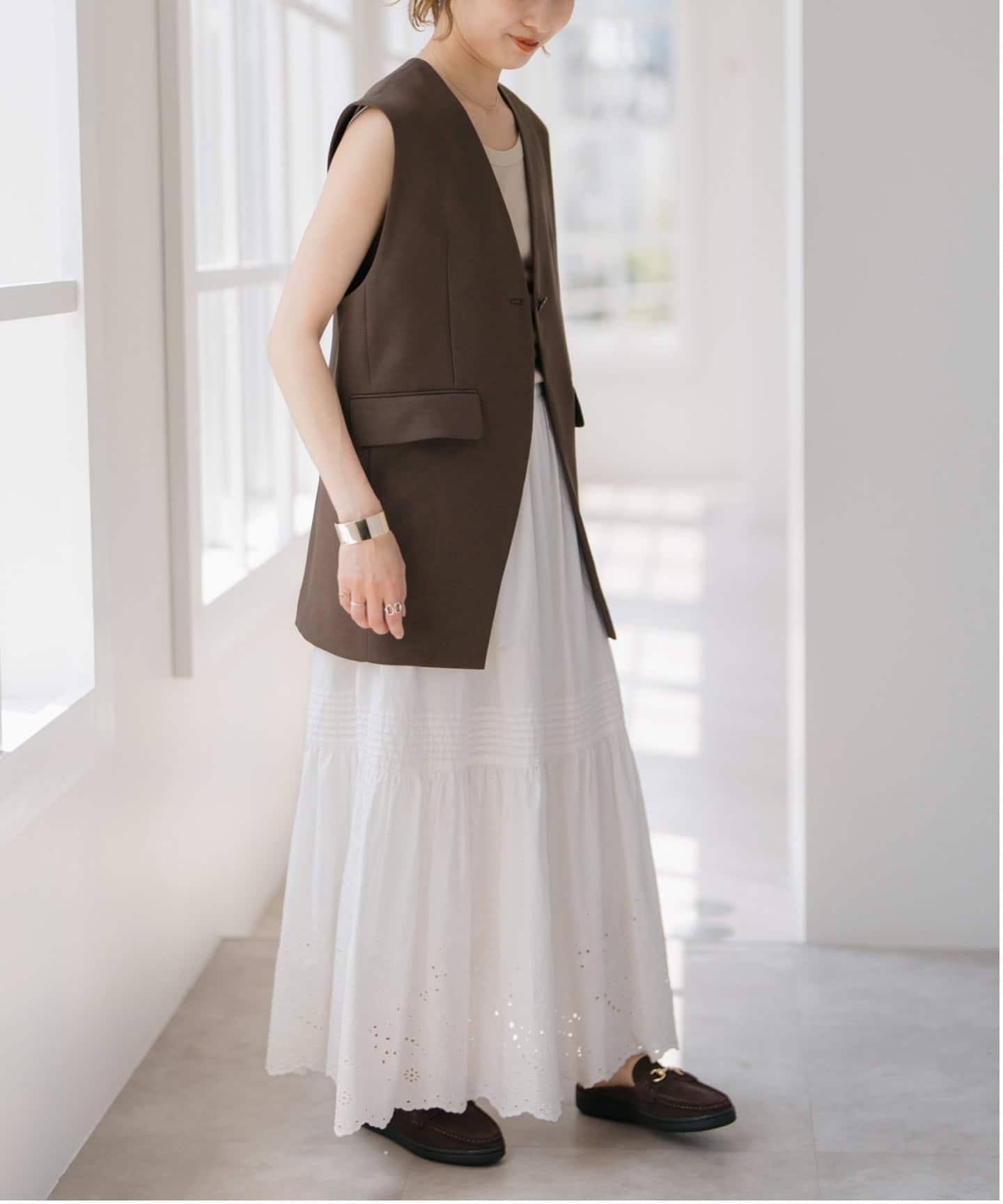 追加2》エンブロイダリーレーススカート（ロング・マキシ丈スカート