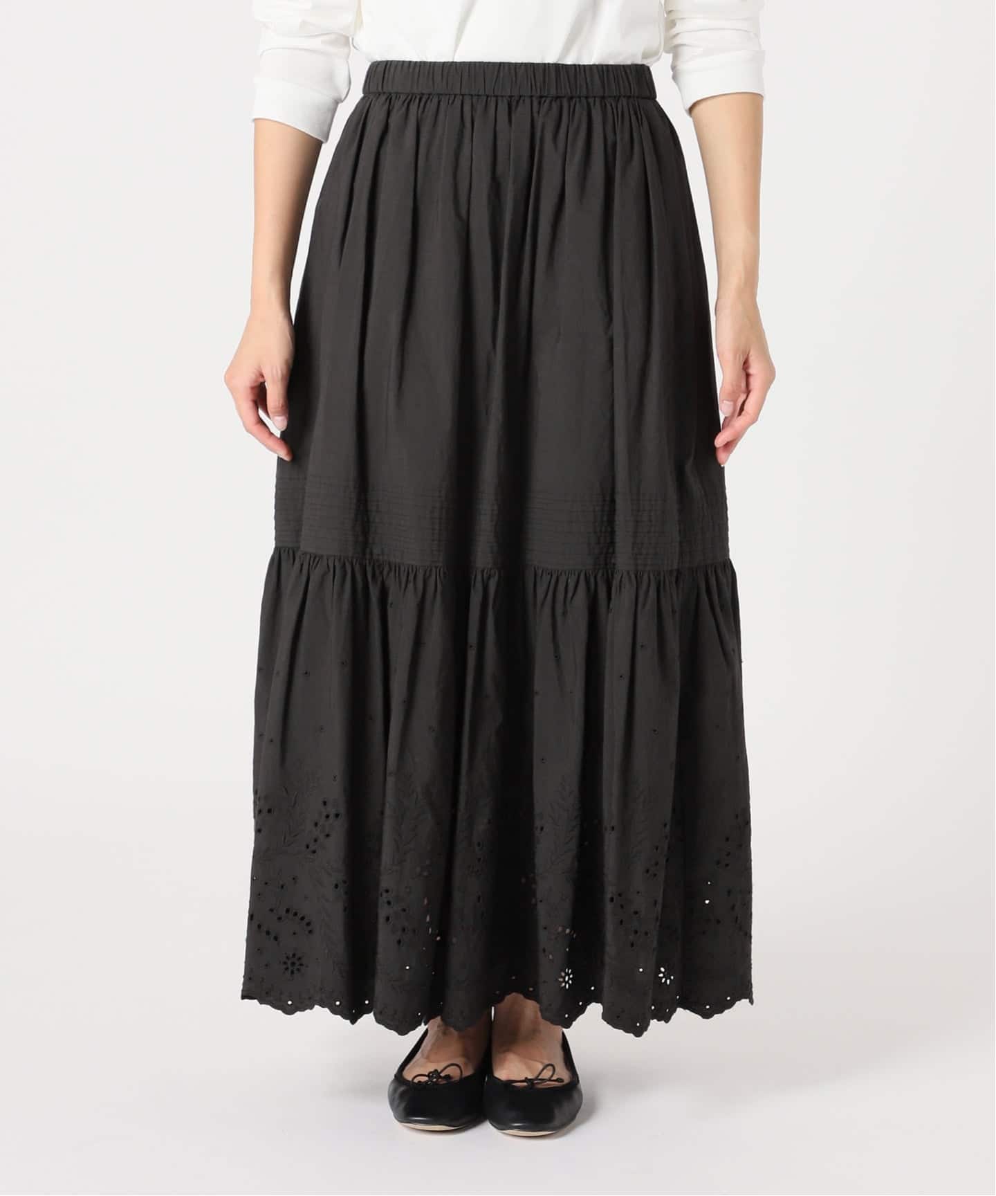 追加2》エンブロイダリーレーススカート（ロング・マキシ丈スカート