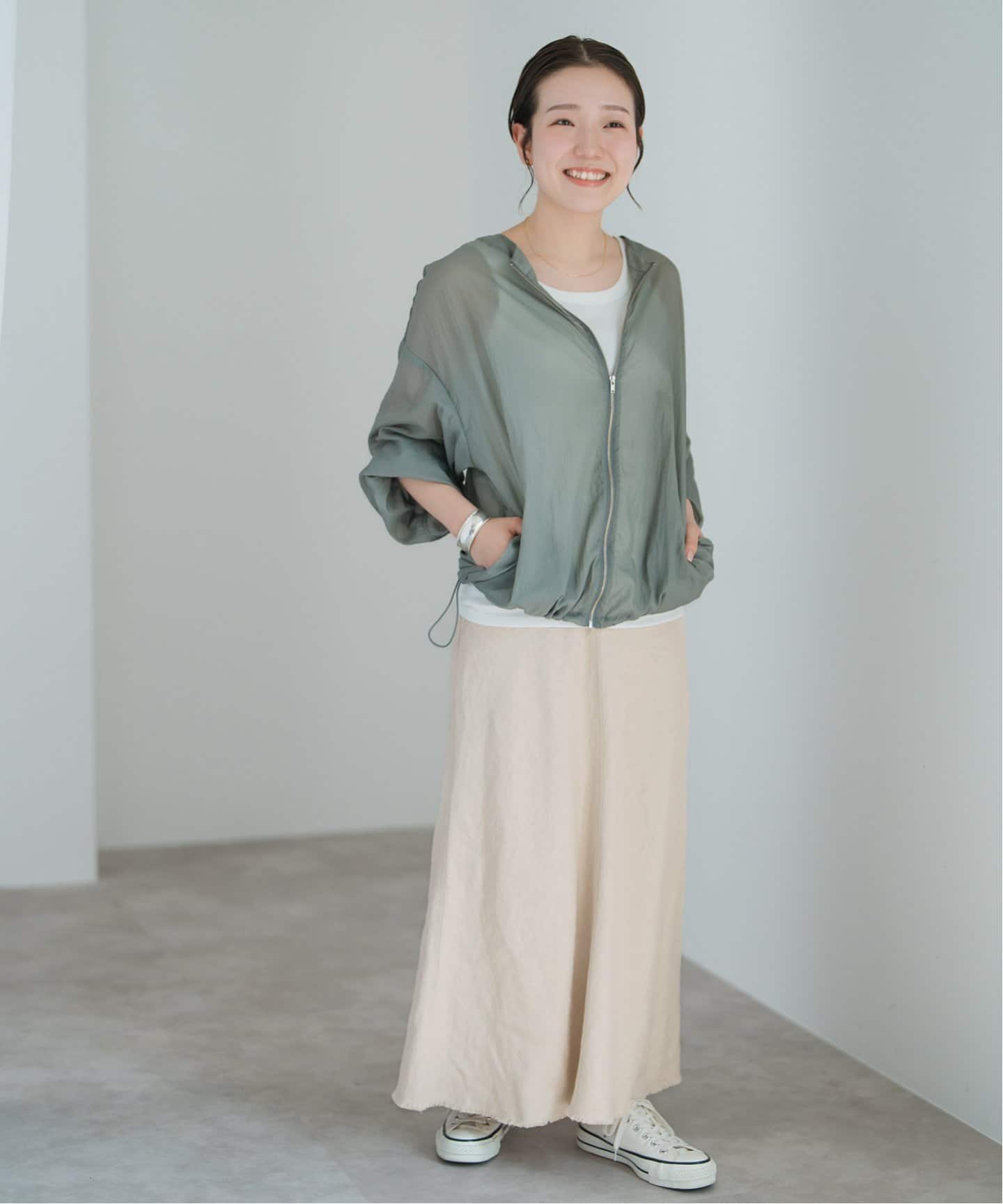 spick&span リネンフレアスカート リネンフレアスカート（その他スカート）｜Spick and Span