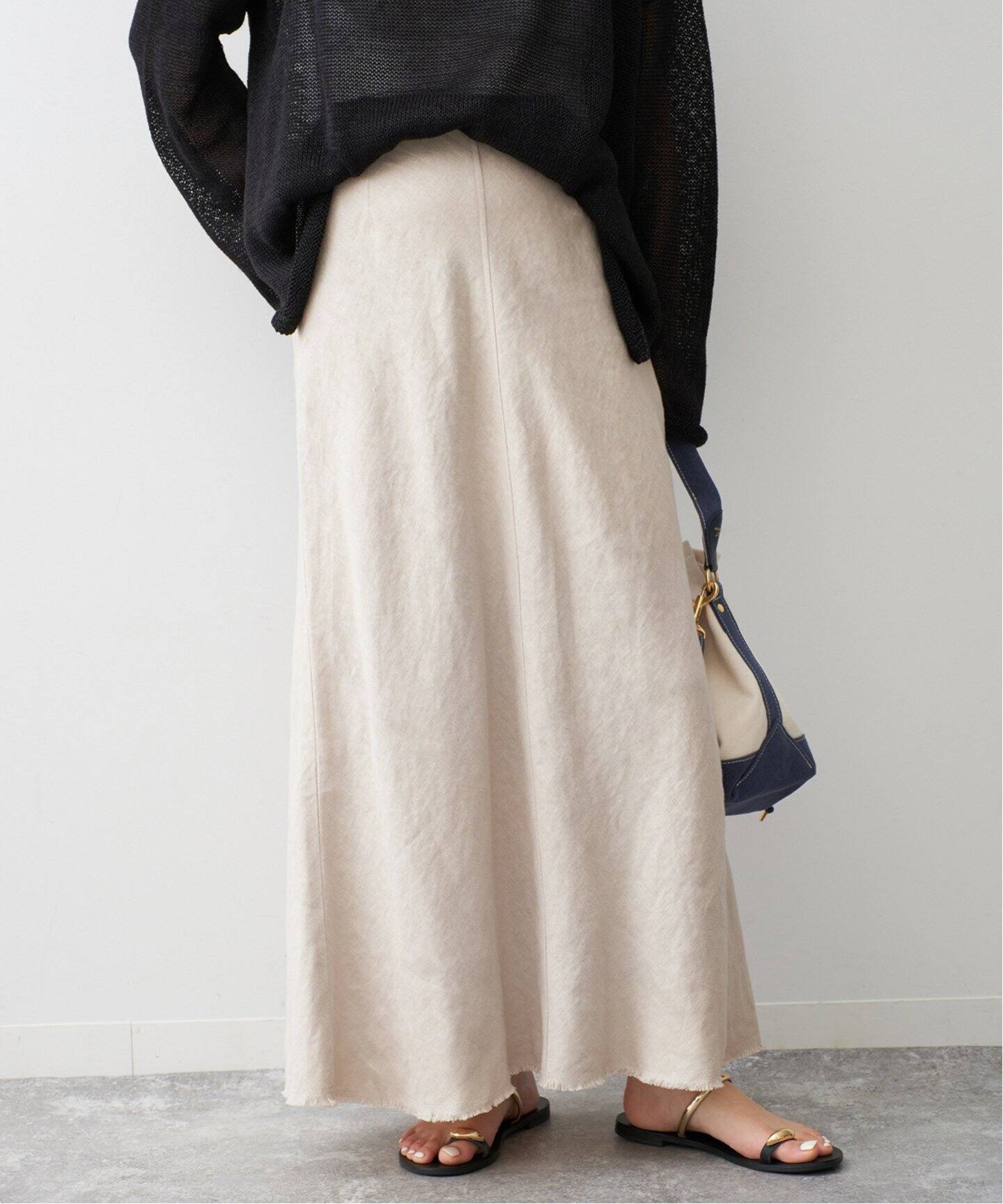 25SS Spick and Span リネンフレアスカート ベージュ 38 25SS Spick and Span リネンフレアスカート ベージュ 38 - メルカリ