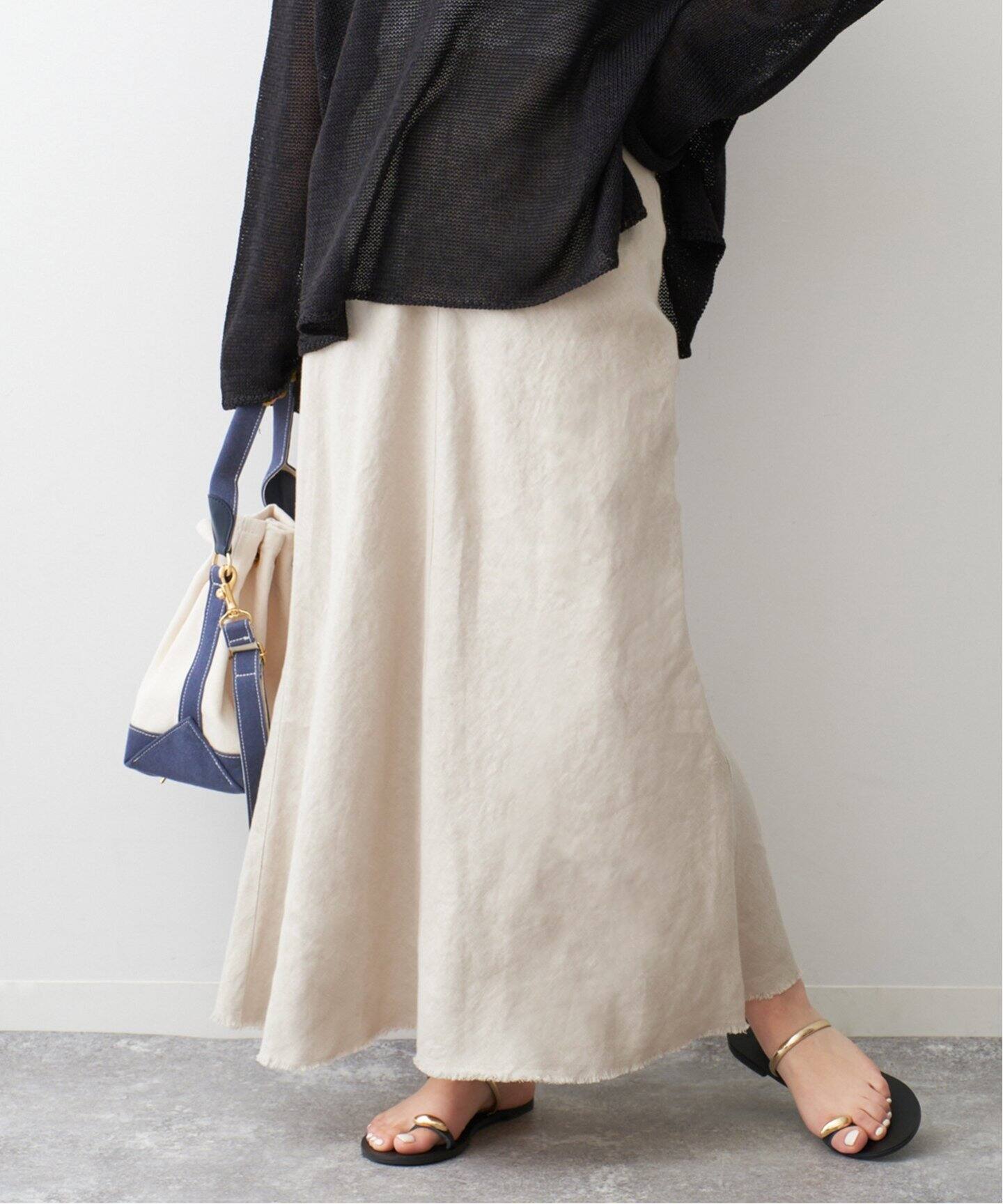 spick&span リネンフレアスカート Spick＆Span スカート リネンフレアスカート : ZOZOTOWN Yahoo