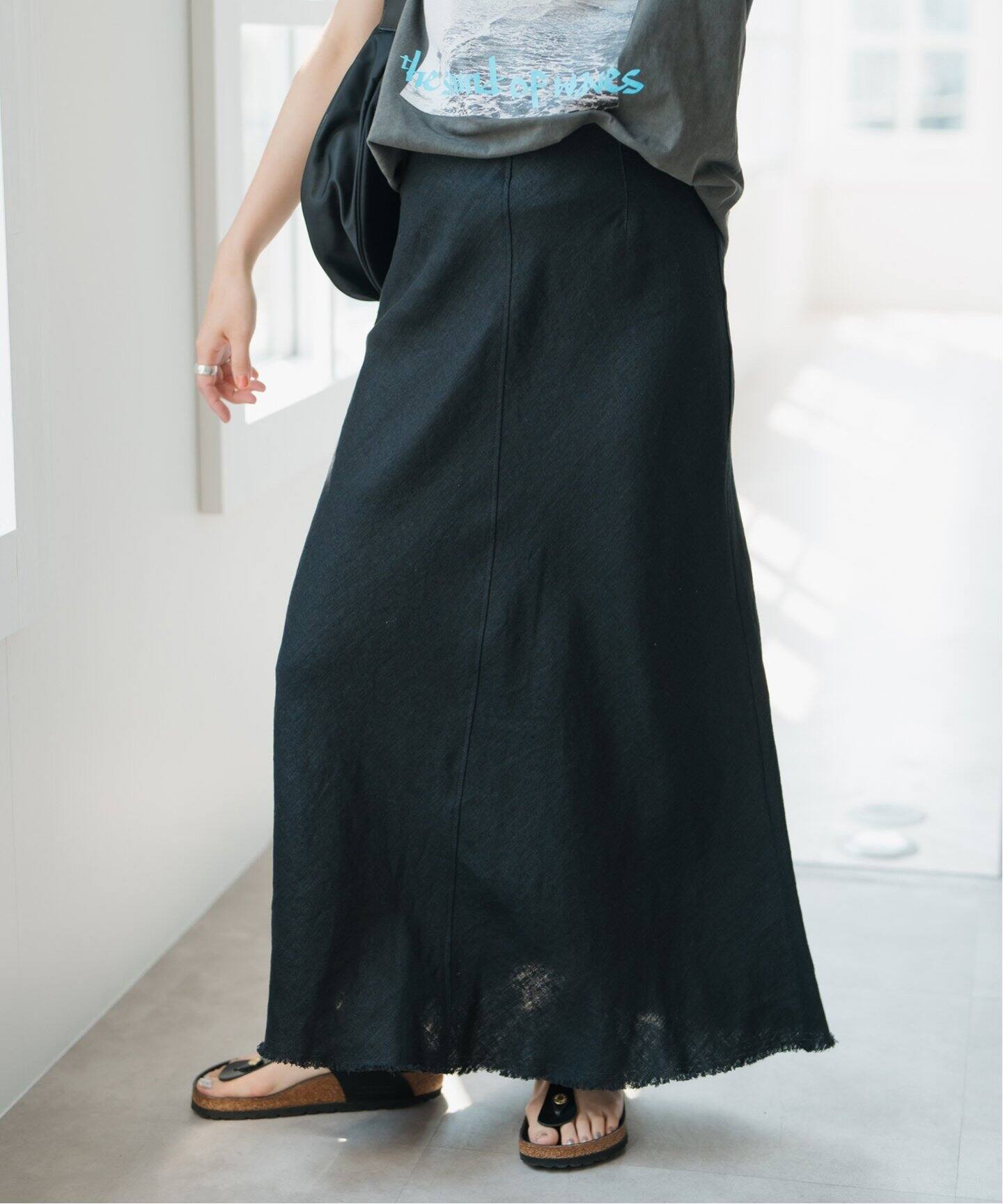 リネンフレアスカート（その他スカート）｜Spick and Span（スピック  