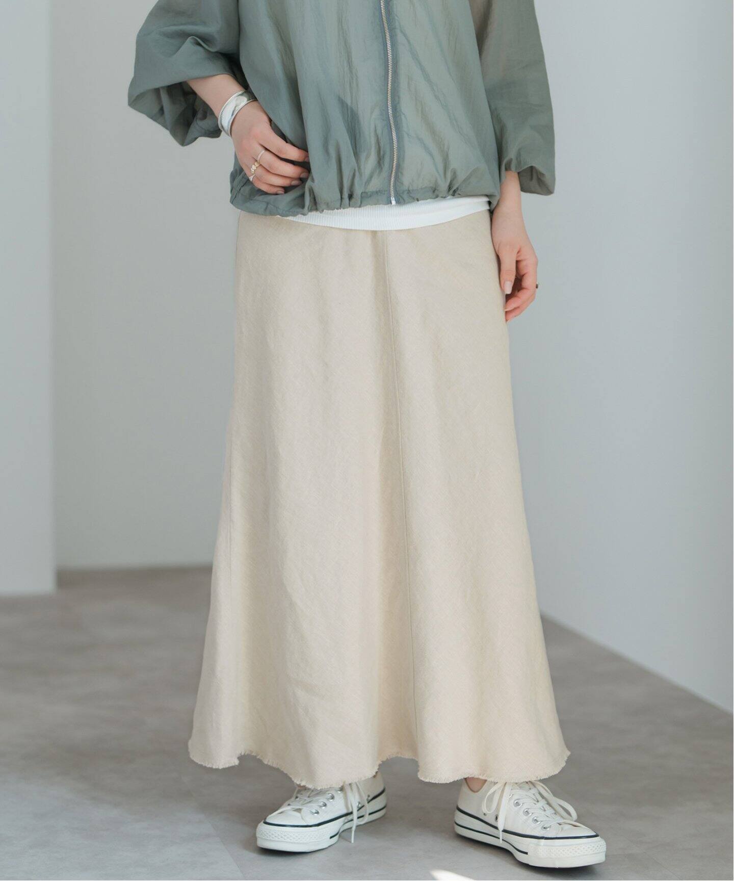 リネンフレアスカート（その他スカート）｜Spick and Span（スピック  