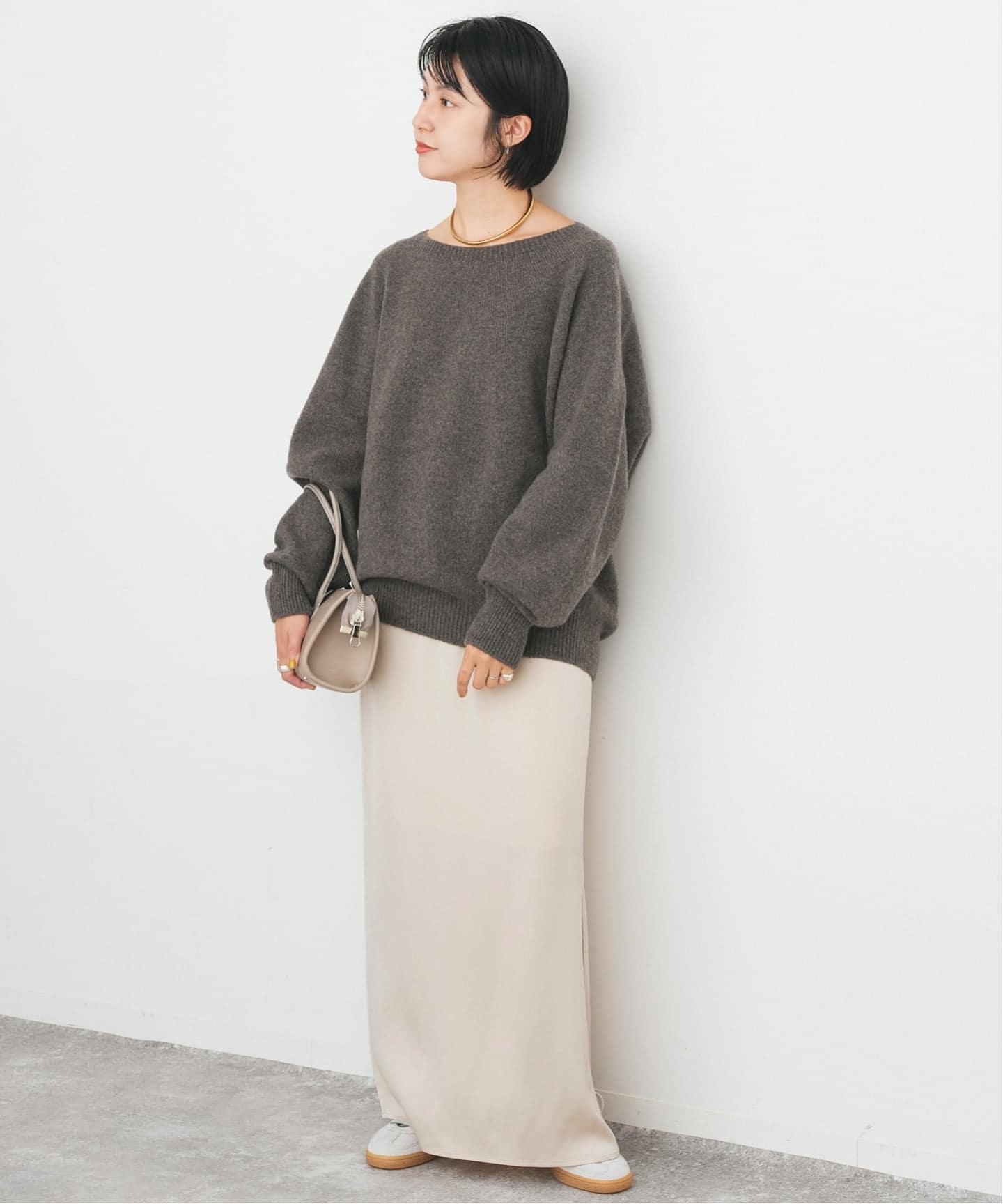 追加》サテンイージースカート（ロング・マキシ丈スカート）｜Spick