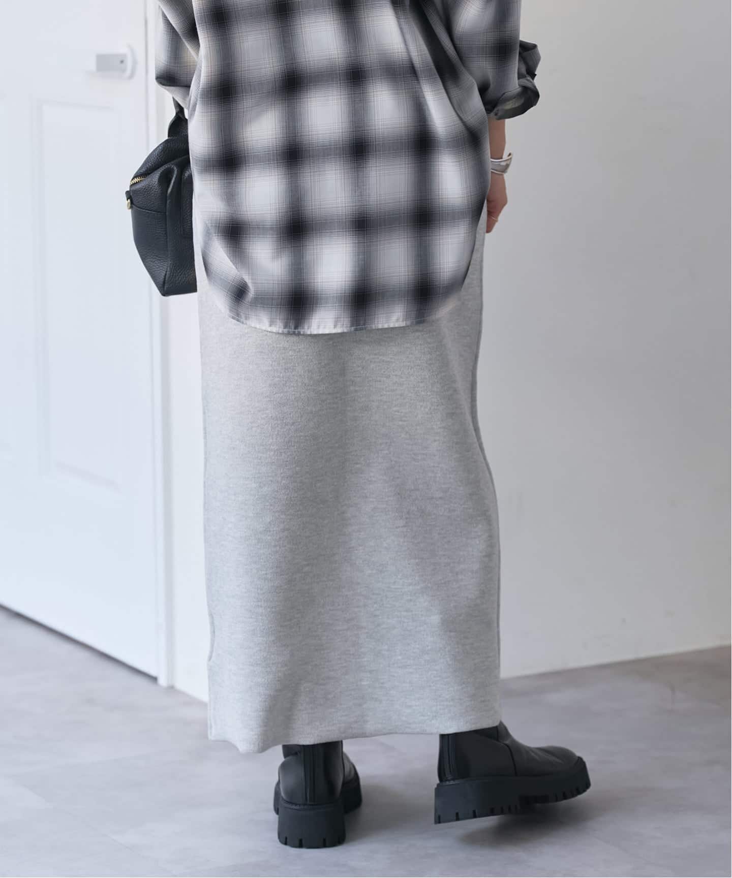 一部店舗+WEB限定》スウェットライクニットタイトスカート （その他