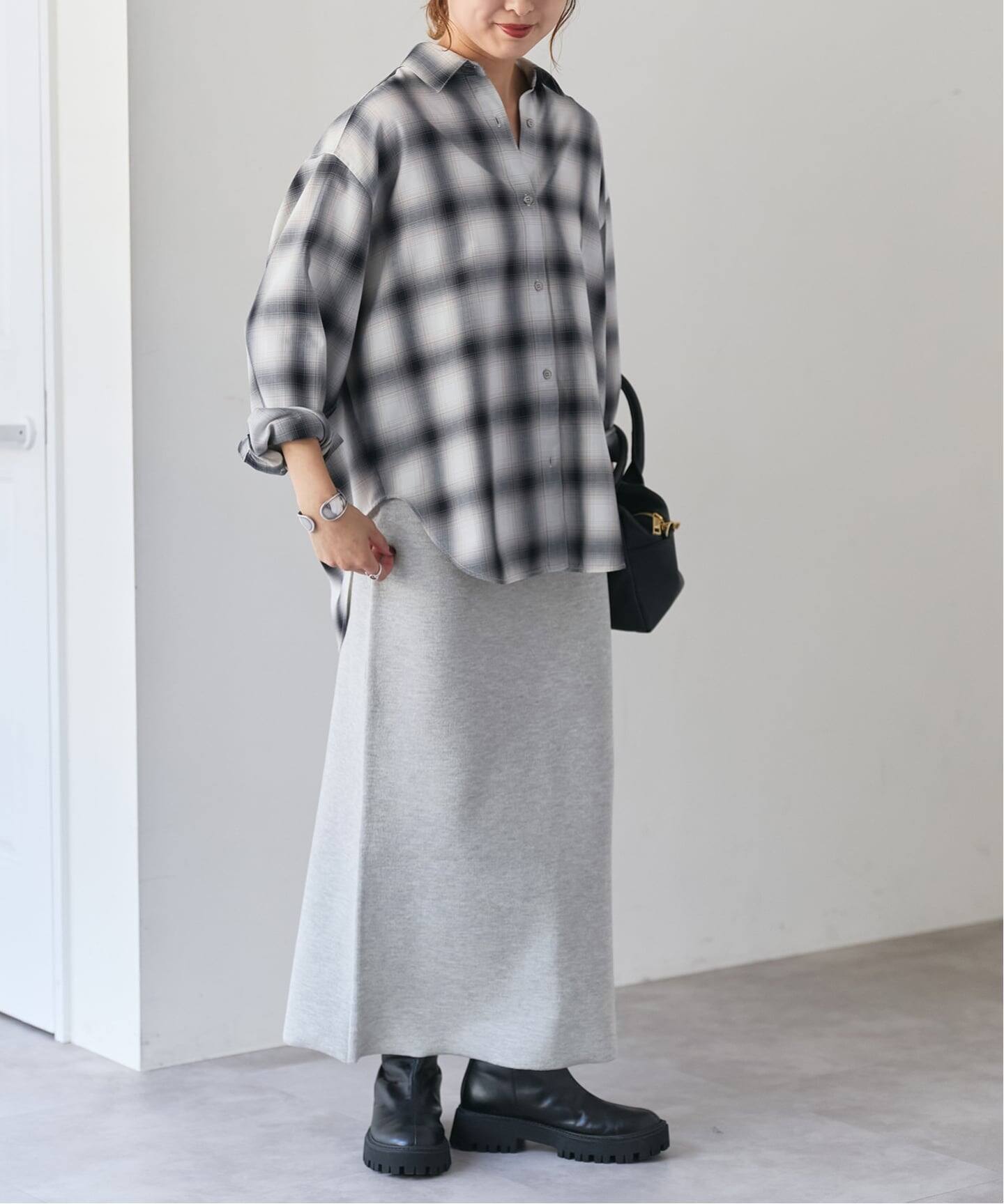 一部店舗+WEB限定》スウェットライクニットタイトスカート （その他