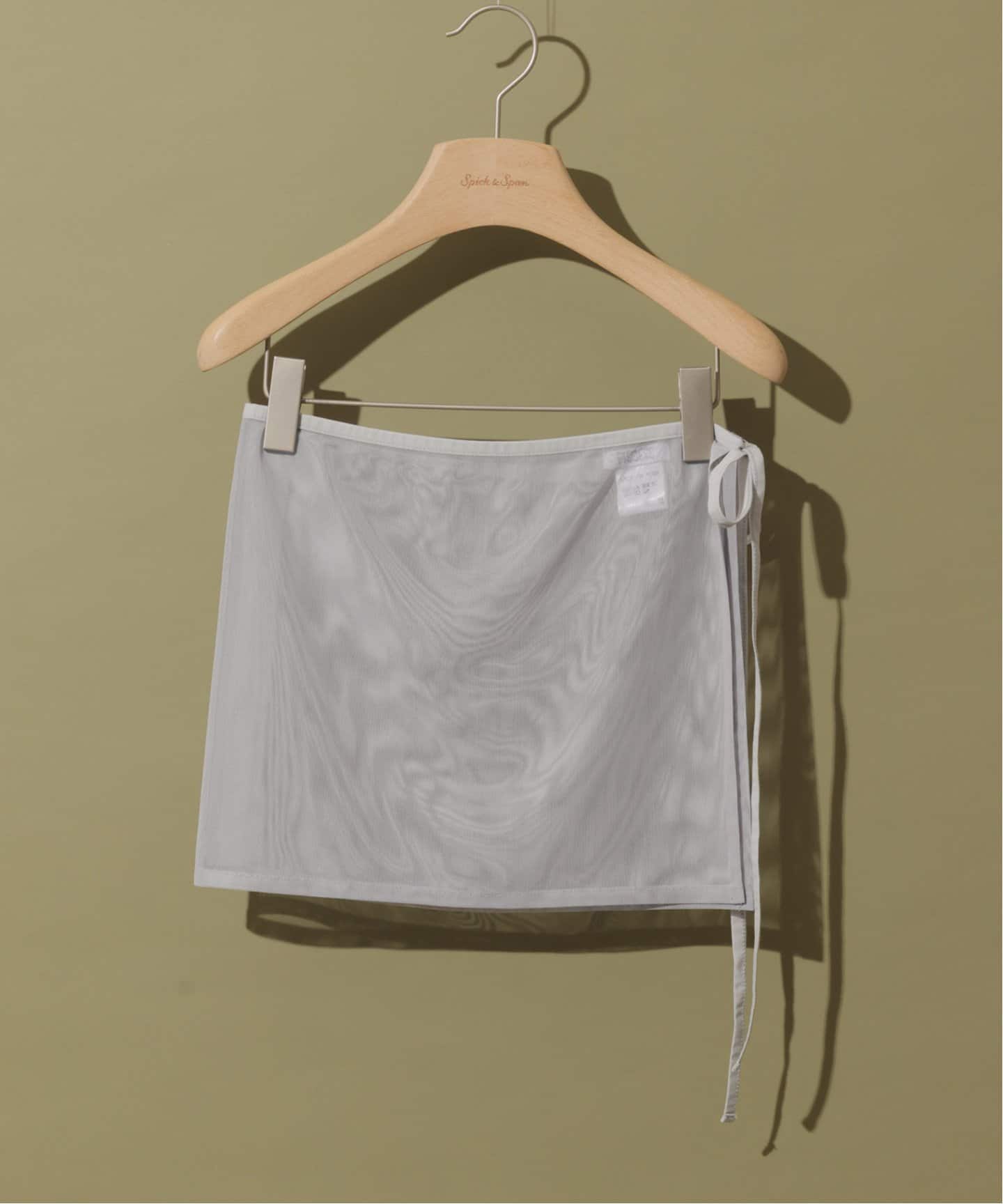 PISCESS/パイシス Solid mesh skirt（ミニスカート）｜Spick and