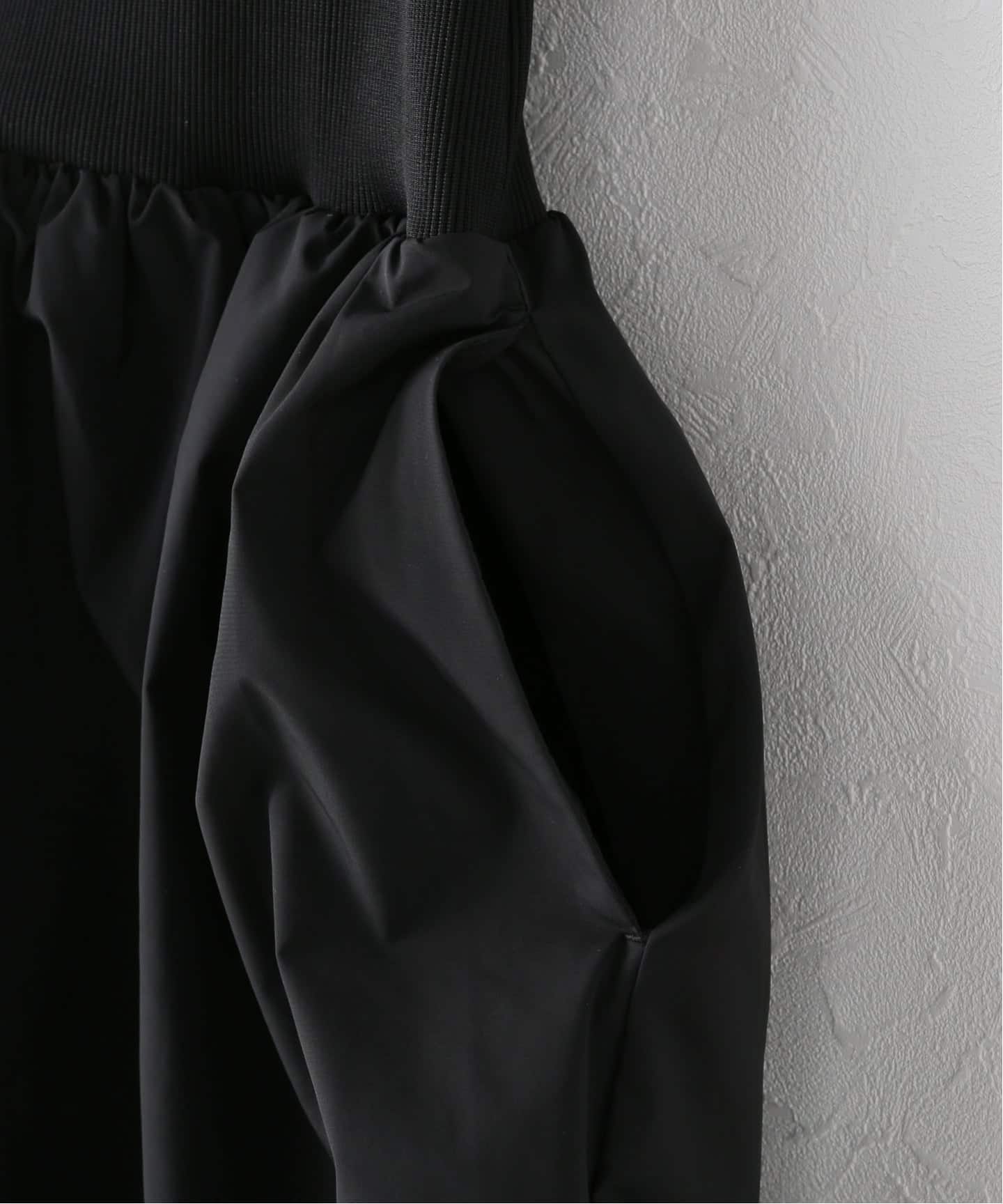 AMOMENTO / アモーメント TAFFETA SHIRRING MINI SKIRTTOP（ミニ