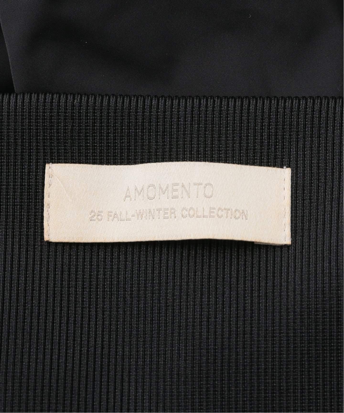 AMOMENTO / アモーメント TAFFETA SHIRRING MINI SKIRTTOP（ミニ