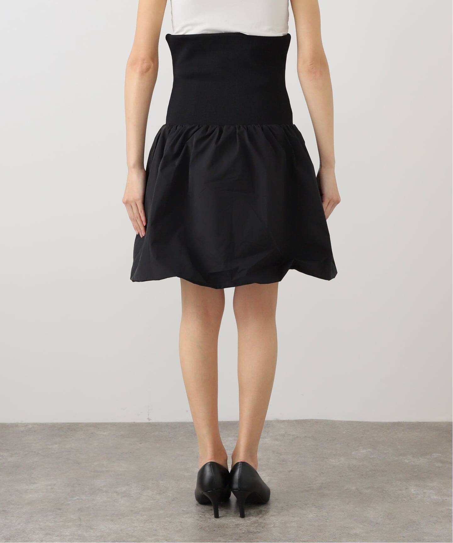 スカート AMOMENTO Taffeta Shirring Mini Skirt&Top AMOMENTO / アモーメント TAFFETA SHIRRING MINI SKIRTTOP（ミニ