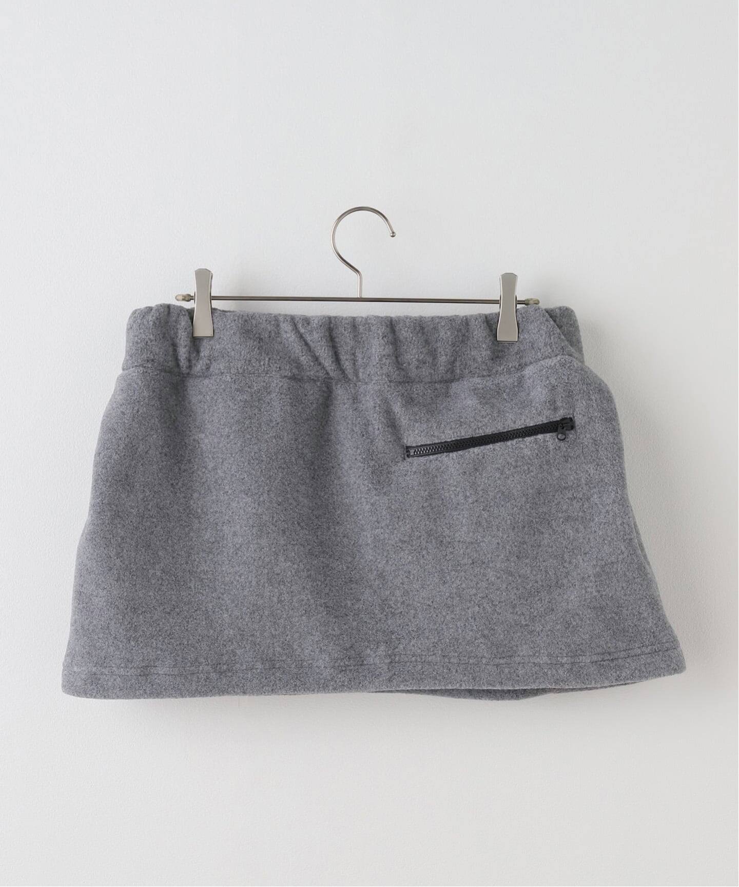 一部店舗+WEB限定》HOLIDAY/ホリデイ CLASSIC FLEECE TUCK MINI SK