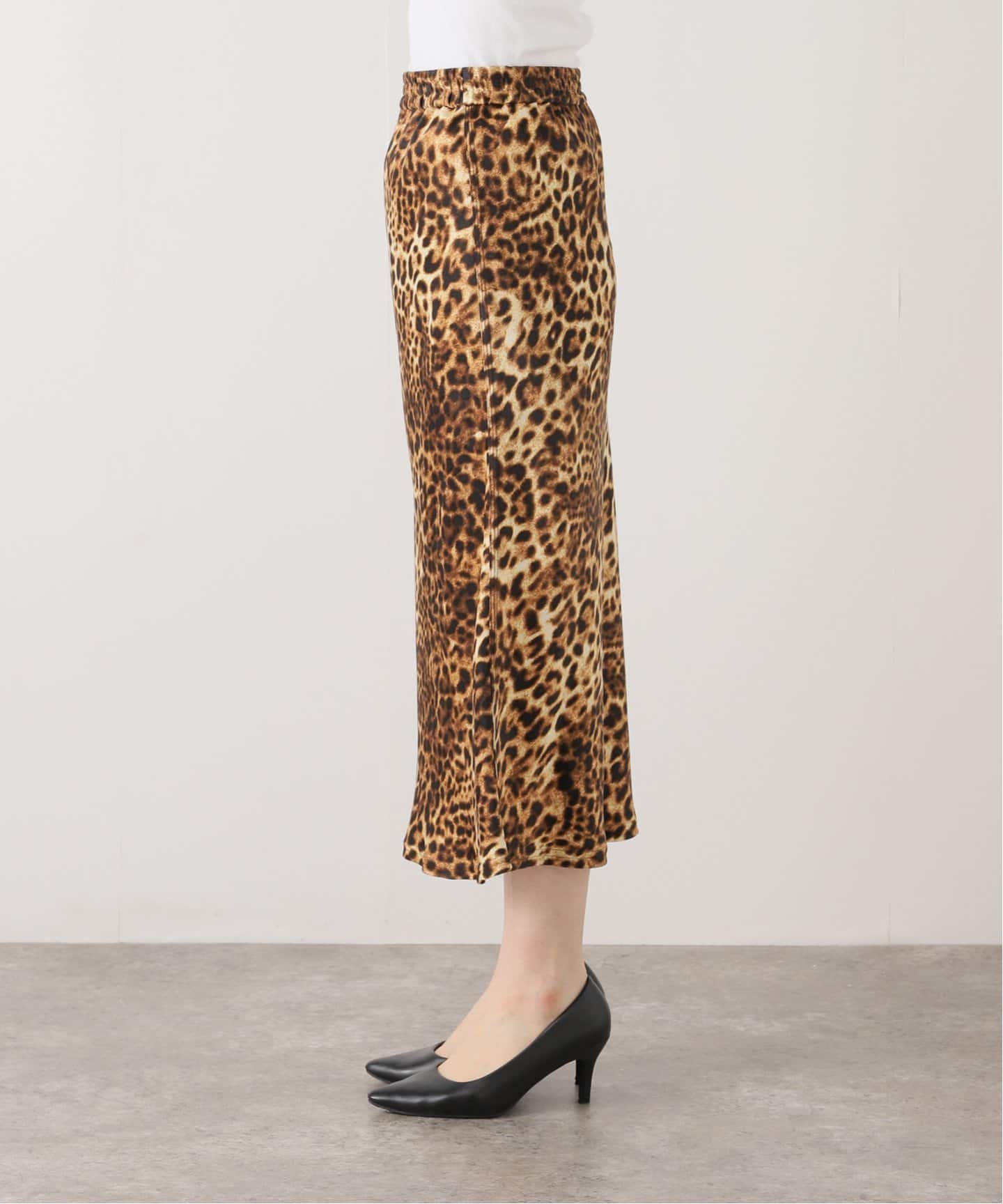 OBLADA オブラダ　LEOPARD PRNT SKIRT レオパードスカート OBLADA / オブラダ LEOPARD PRNT SKIRT（ロング・マキシ丈