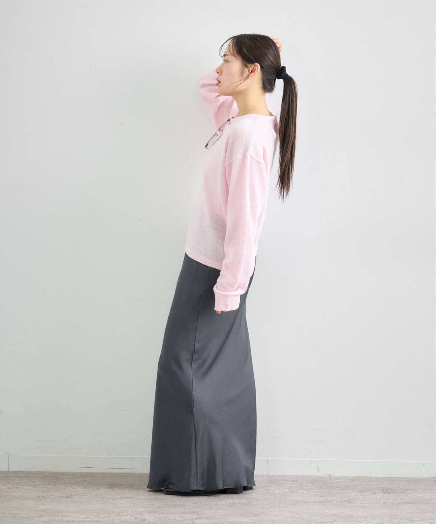 spick&span スカート Spick and SpanメルトンAラインミニスカート