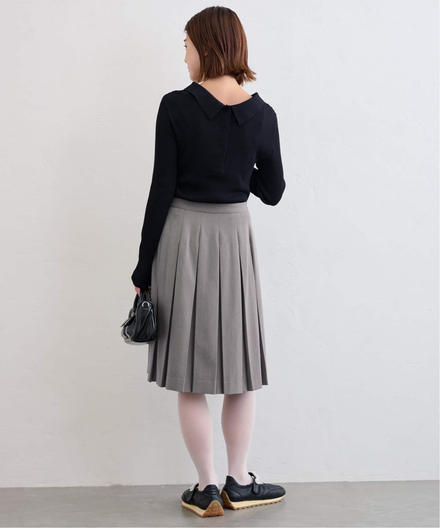 MADISONBLUE プリーツスカート size2 送料無料】スカート L POCKET FLARE SK L．oz