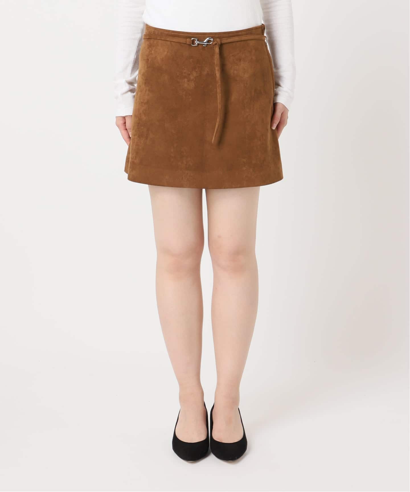 ベルトミニスカート（ミニスカート）｜U by SPICK&SPAN（ユーバイス