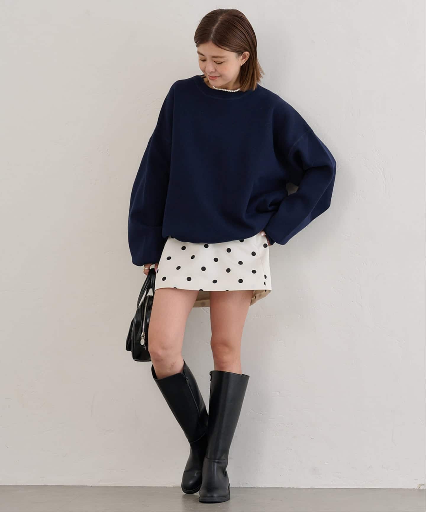 U by SPICK&SPAN ストライプ ミニスカート　値札付き チェーンミニスカート（ミニスカート）｜U by SPICK&SPAN（ユー