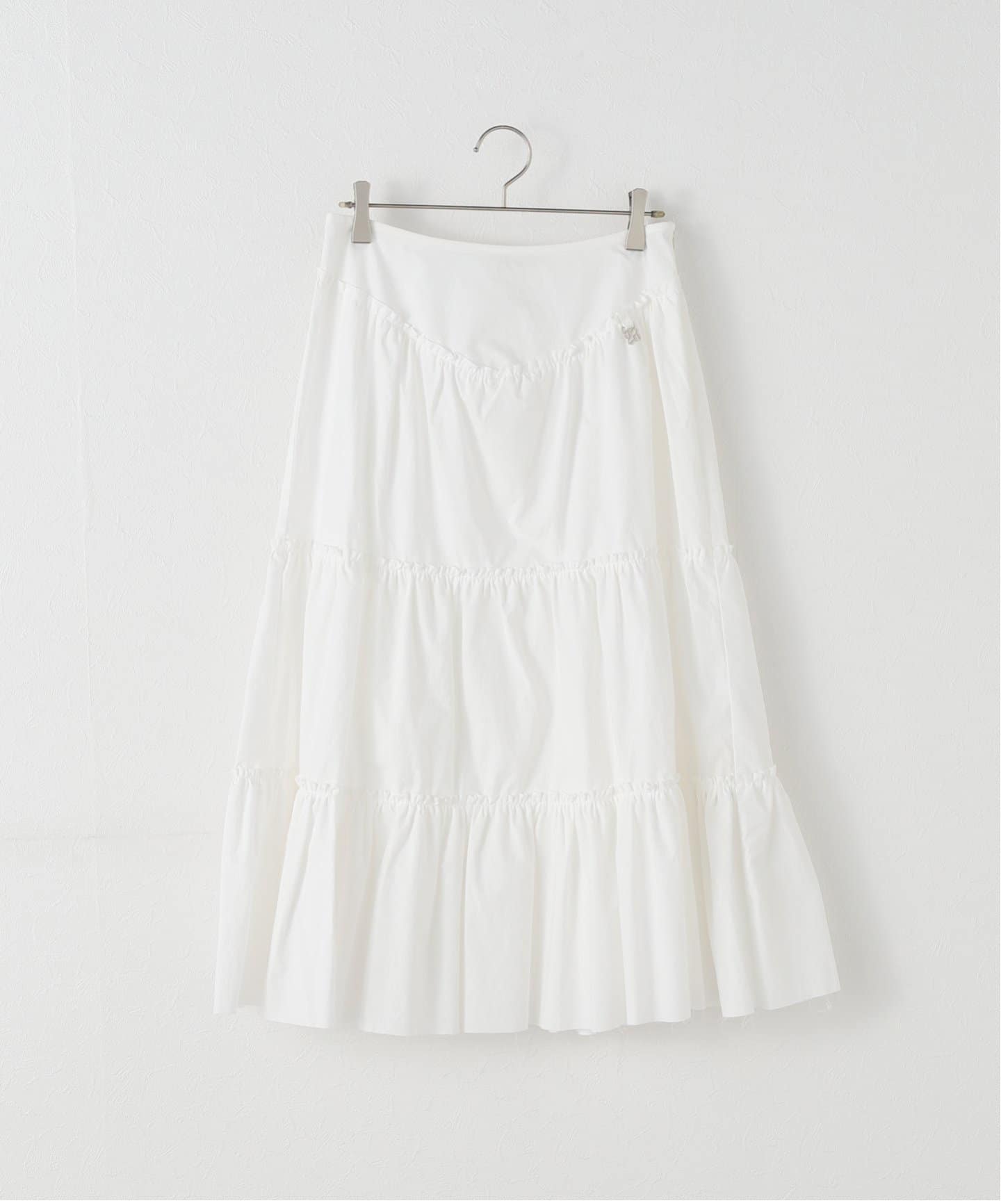 (新品) GLOWNY RODEO TIERED RUFFLE SKIRT MUSINSA | GLOWNY RODEO TIERED RUFFLE SKIRT (WHITE)