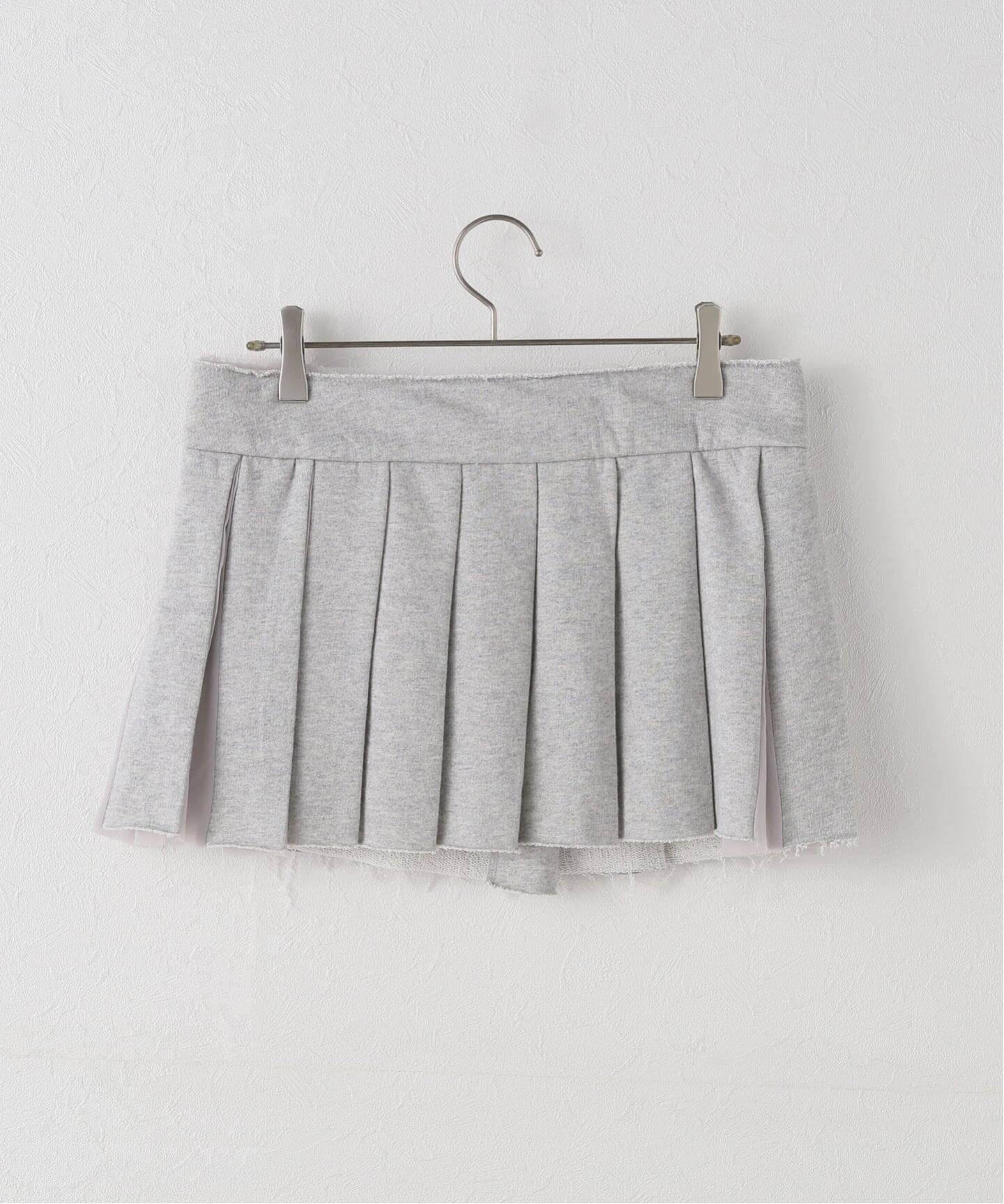 OPEN YY/オープンワイワイ PLEATS LAYERED JERSEY スカート（その他