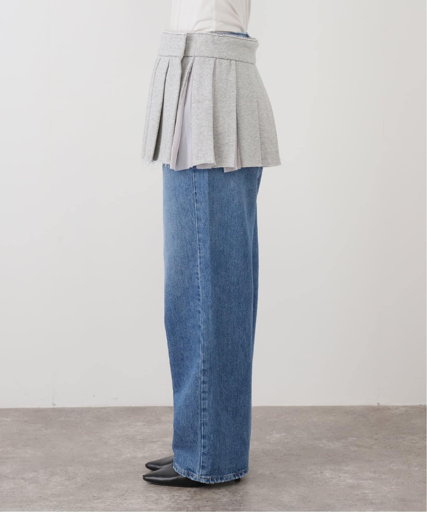 open yy 今季の巻きスカート 楽天市場】OPEN YY | オープンワイワイ PLEATS LAYERED JERSEY SKIRT