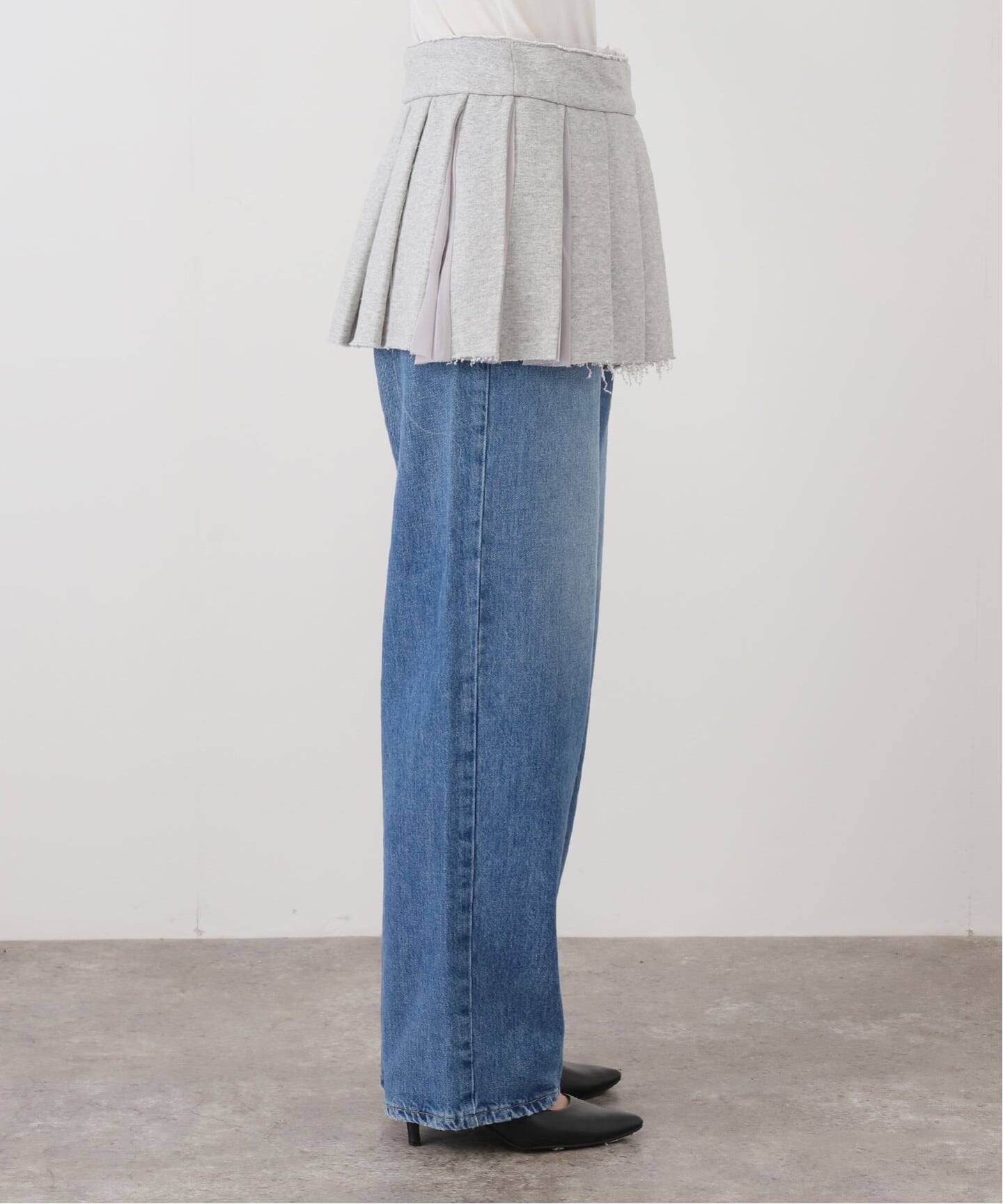 open yy 今季の巻きスカート 楽天市場】OPEN YY | オープンワイワイ PLEATS LAYERED JERSEY SKIRT