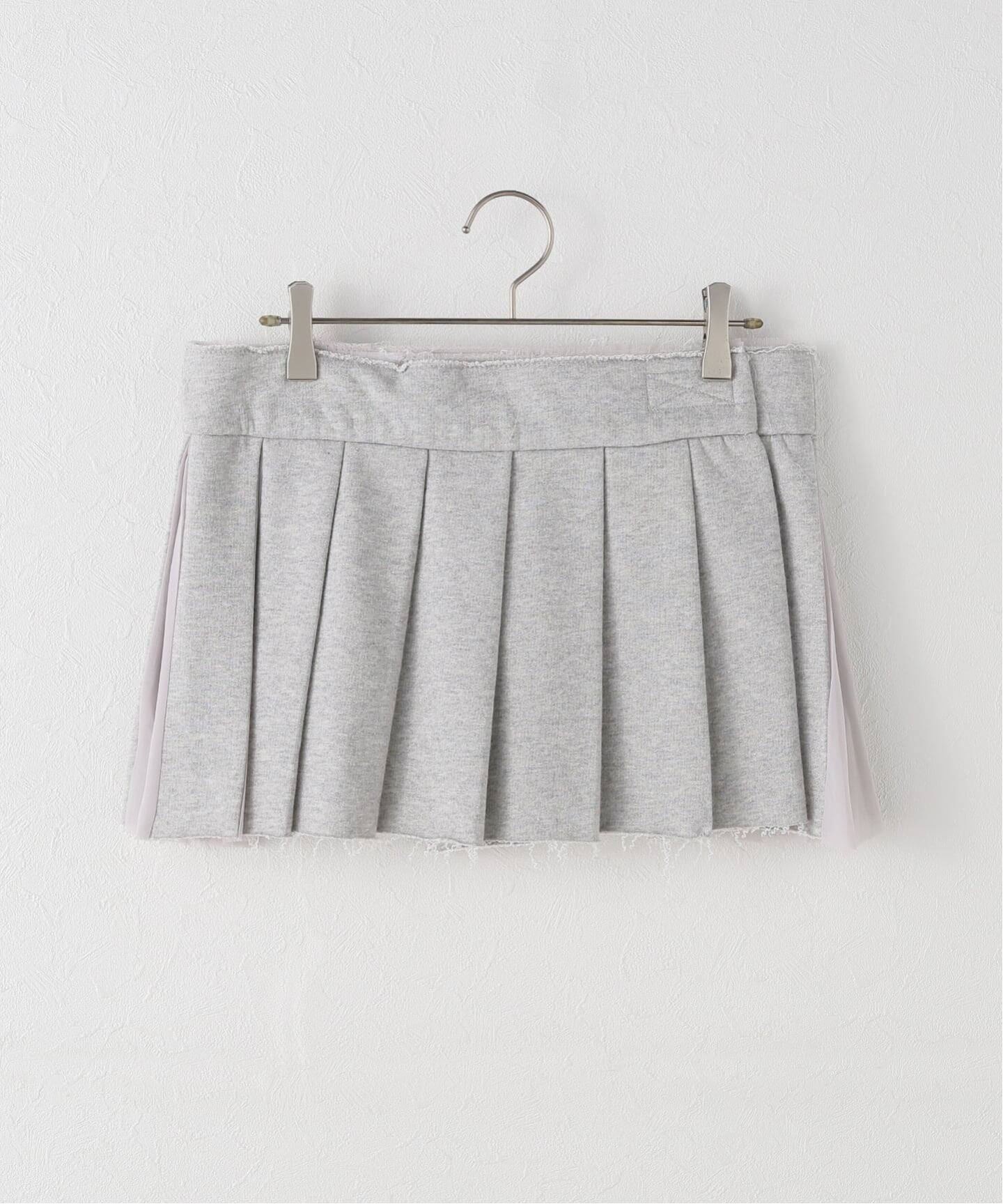 OPEN YY/オープンワイワイ PLEATS LAYERED JERSEY スカート（その他