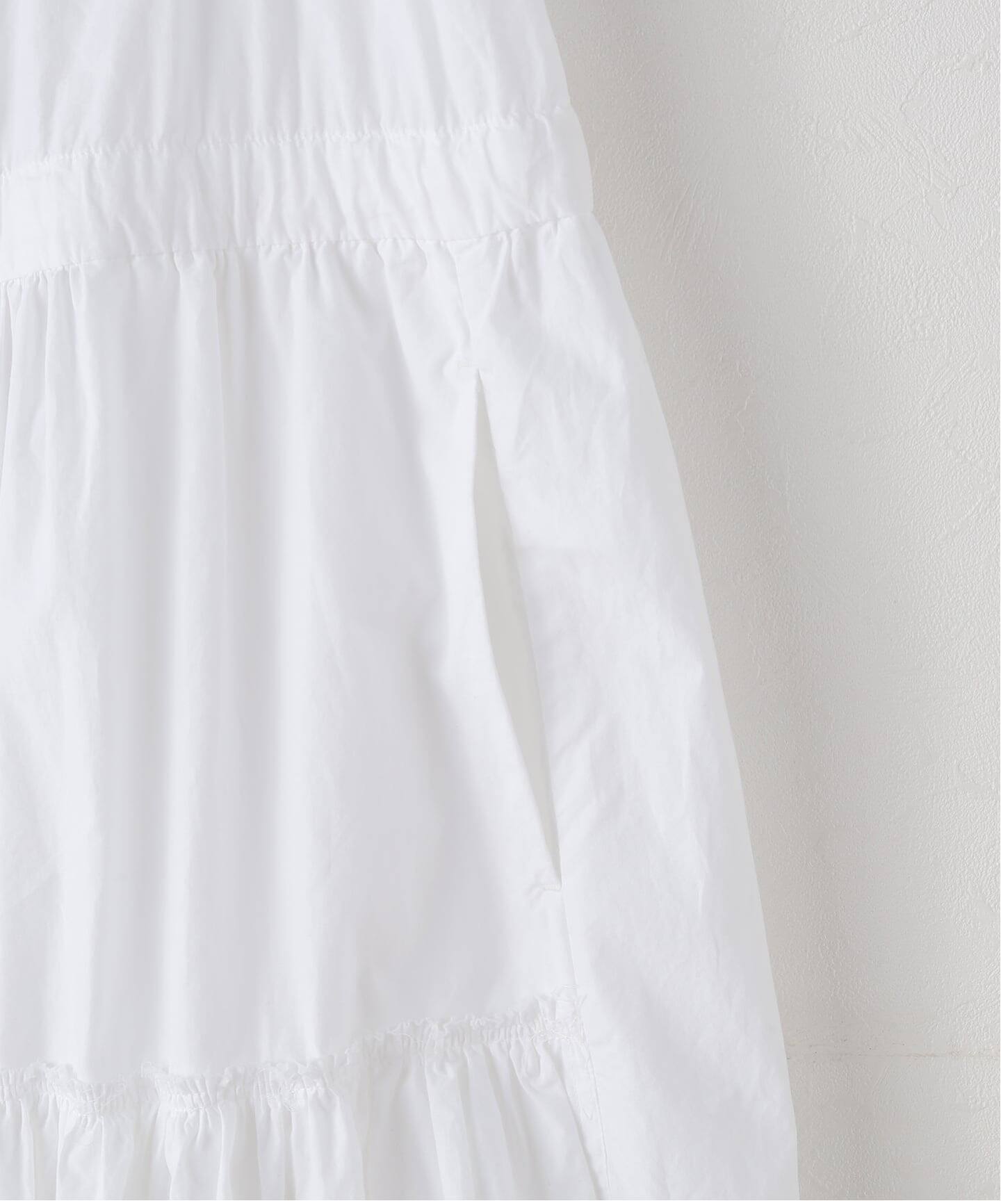 OPEN YY/オープンワイワイ ROLLED WAIST TIERED スカート（ロング