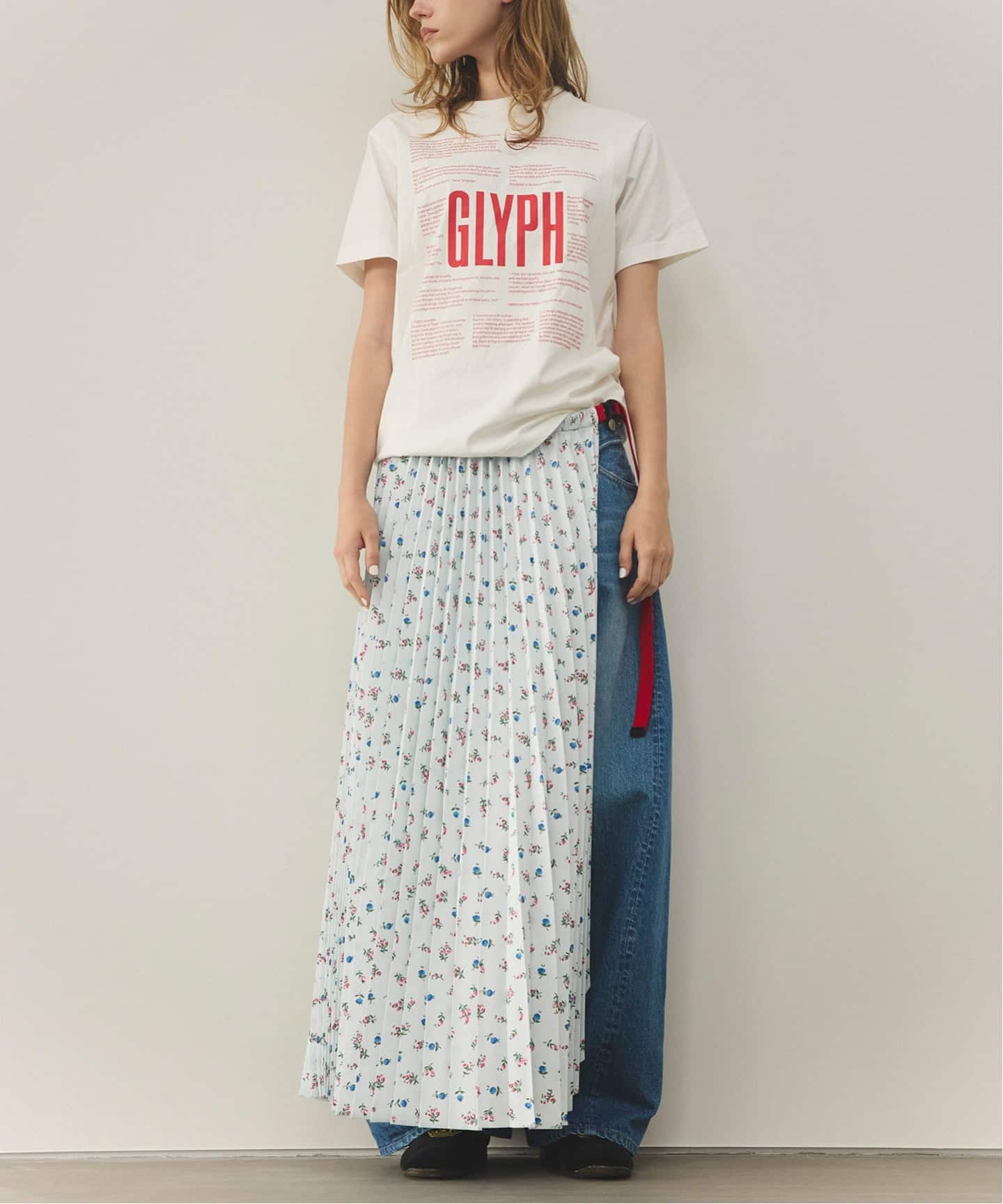 Glyph Flower Pleated Skirt（その他スカート）｜Spick and Span