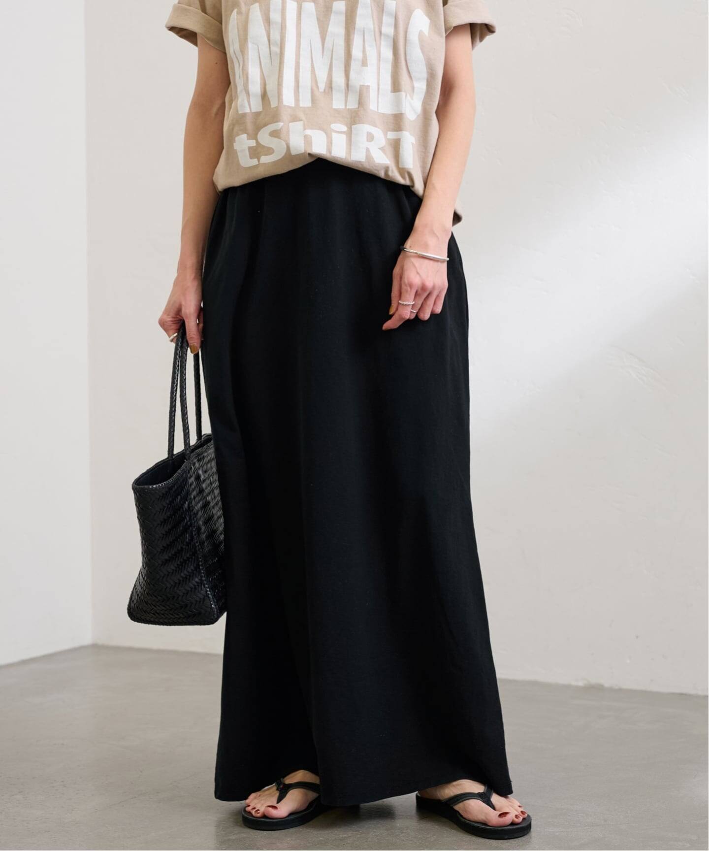 ≪追加≫カットナロースカート（ロング・マキシ丈スカート