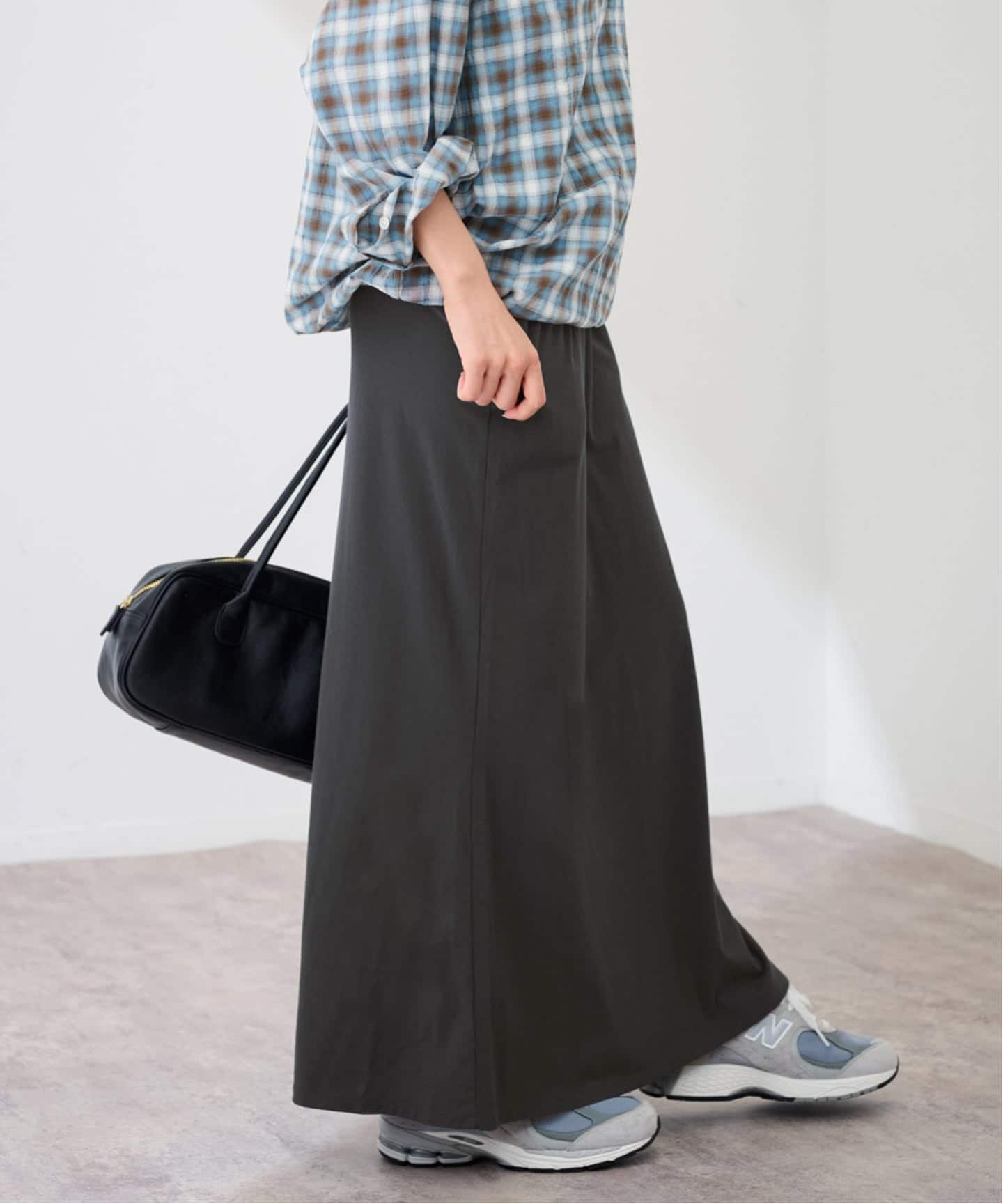 FRAMeWORK フレームワーク ロング・マキシ丈スカート 38(M位) 紺