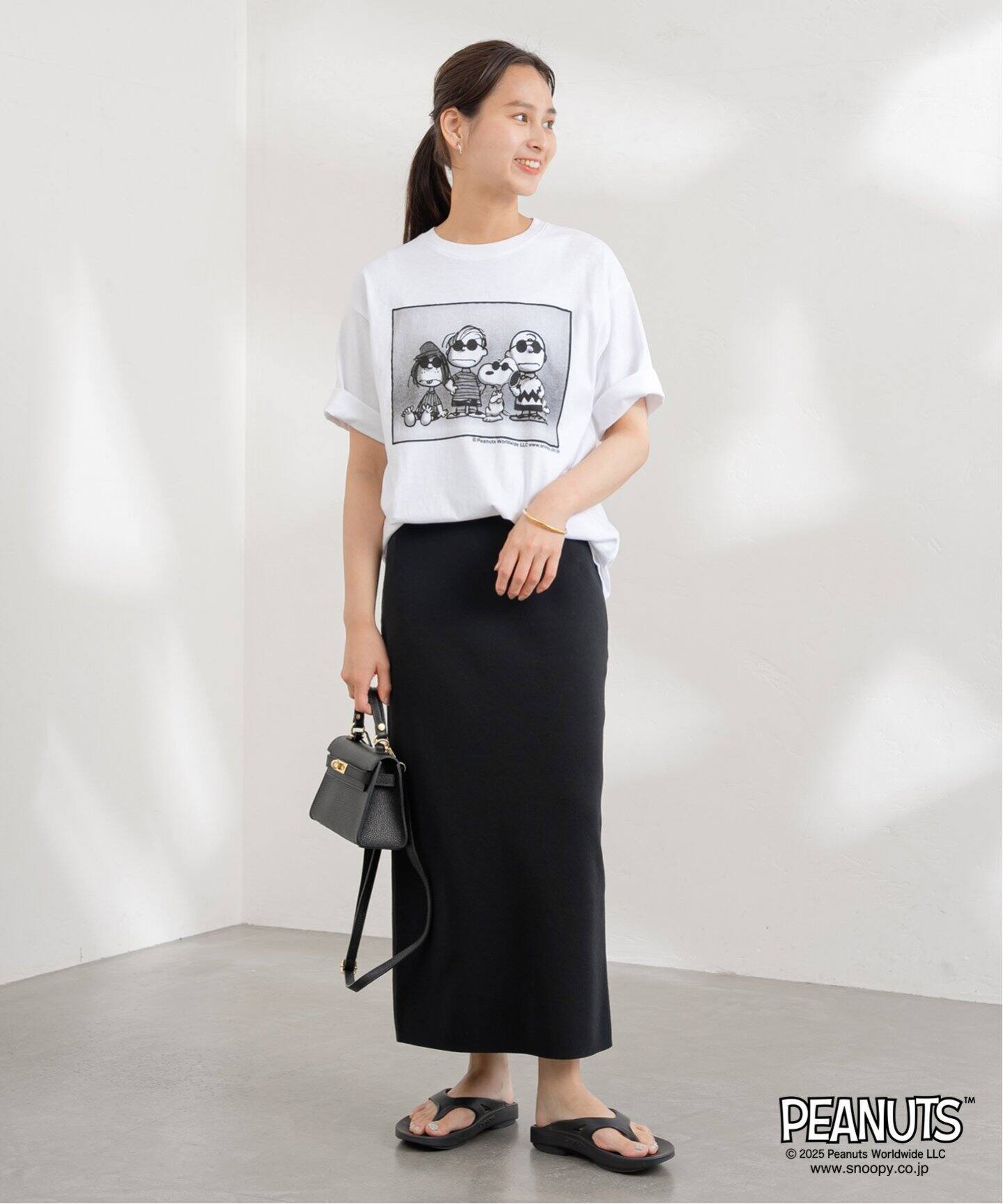 エリザベッタ フランキ ニットスカート ミディ丈 パンチング加工 ELISABETTA FRANCHI(エリザベッタ フランキ) スカート