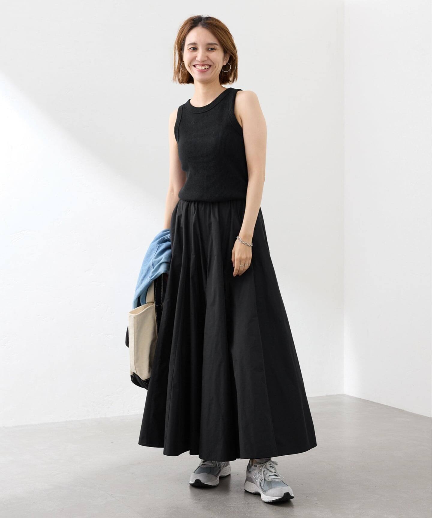 タフタボリュームスカート（ロング・マキシ丈スカート）｜FRAMeWORK