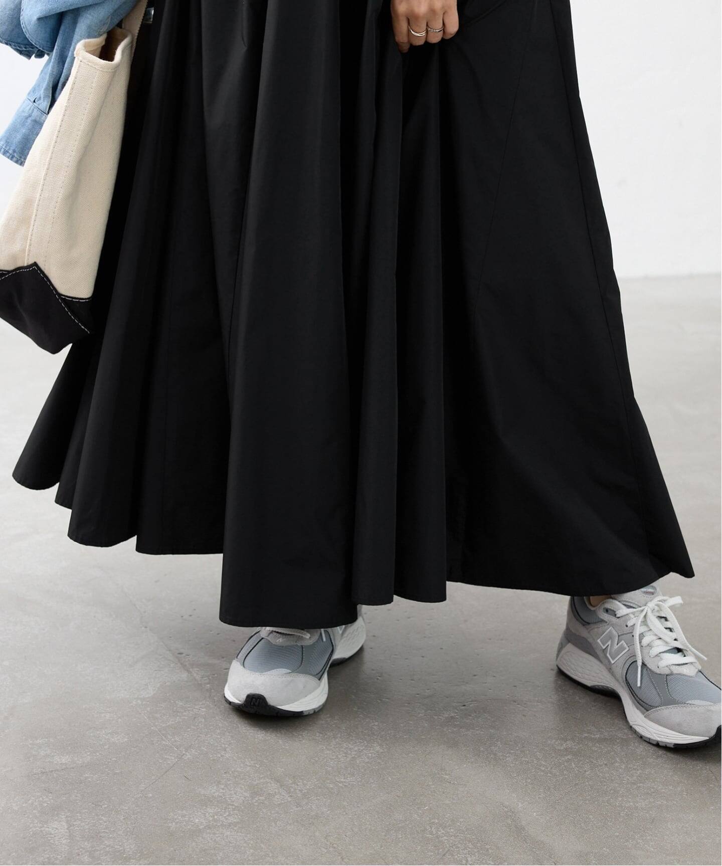 タフタボリュームスカート（ロング・マキシ丈スカート）｜FRAMeWORK