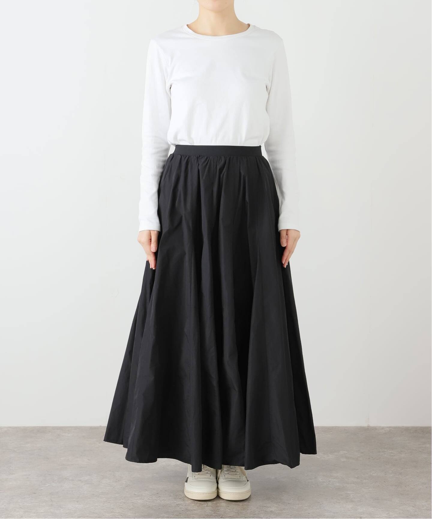 IENAタフタイージーボリュームスカート 36サイズ ドットタフタ