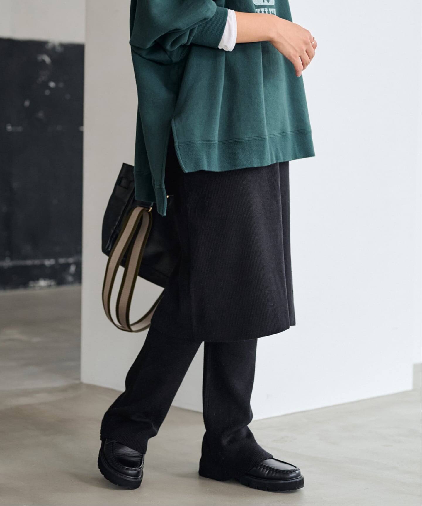 ◾️今期完売◾️FRAMeWORKフレームワークレギンス付きスカート38 グレー FRAMeWORK フレームワーク】レギンス付きスカート3◇[品番