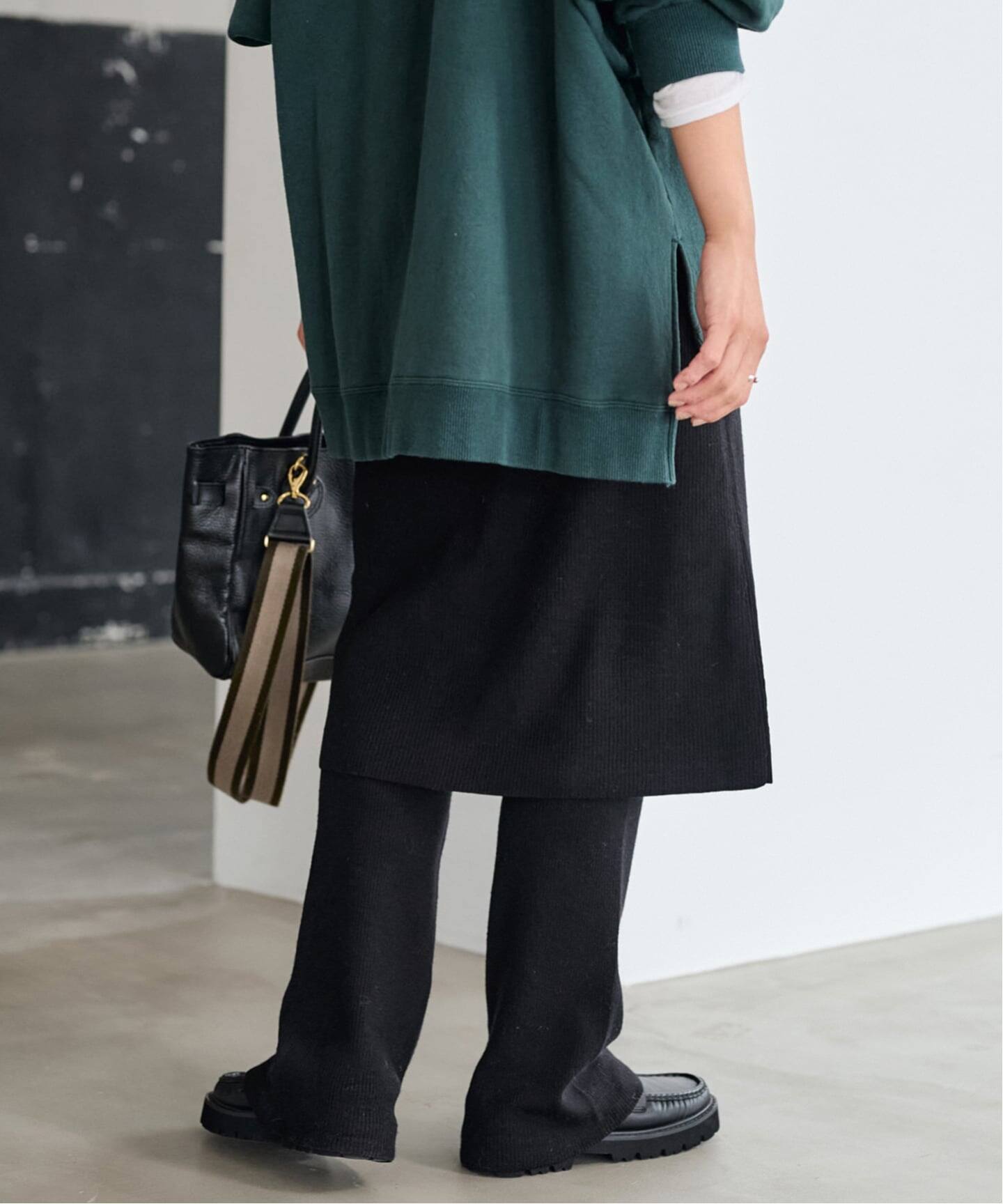 FRAMeWORK レギンス付きスカート　ニットスカート ≪追加予約≫レギンス付きスカート（その他スカート