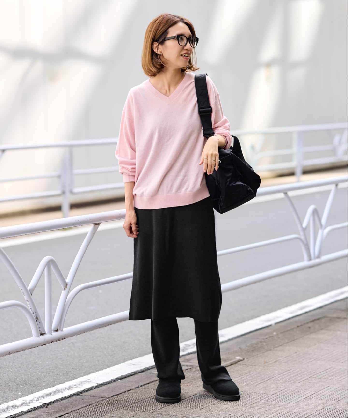 FRAMeWORK レギンス付きスカート　ニットスカート FRAMeWORK（フレームワーク）の「≪追加≫レギンス付きスカート