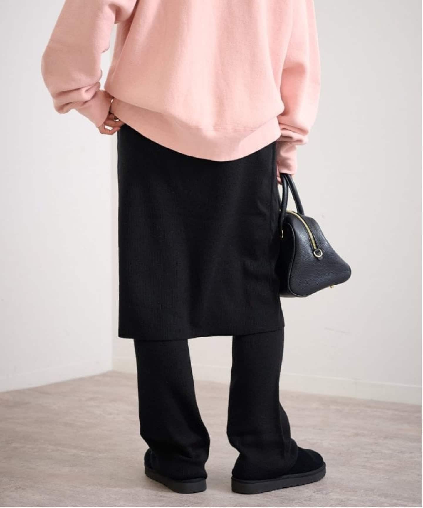 FRAMeWORK レギンス付きスカート　ニットスカート ≪追加≫レギンス付きスカート（その他スカート）｜FRAMeWORK