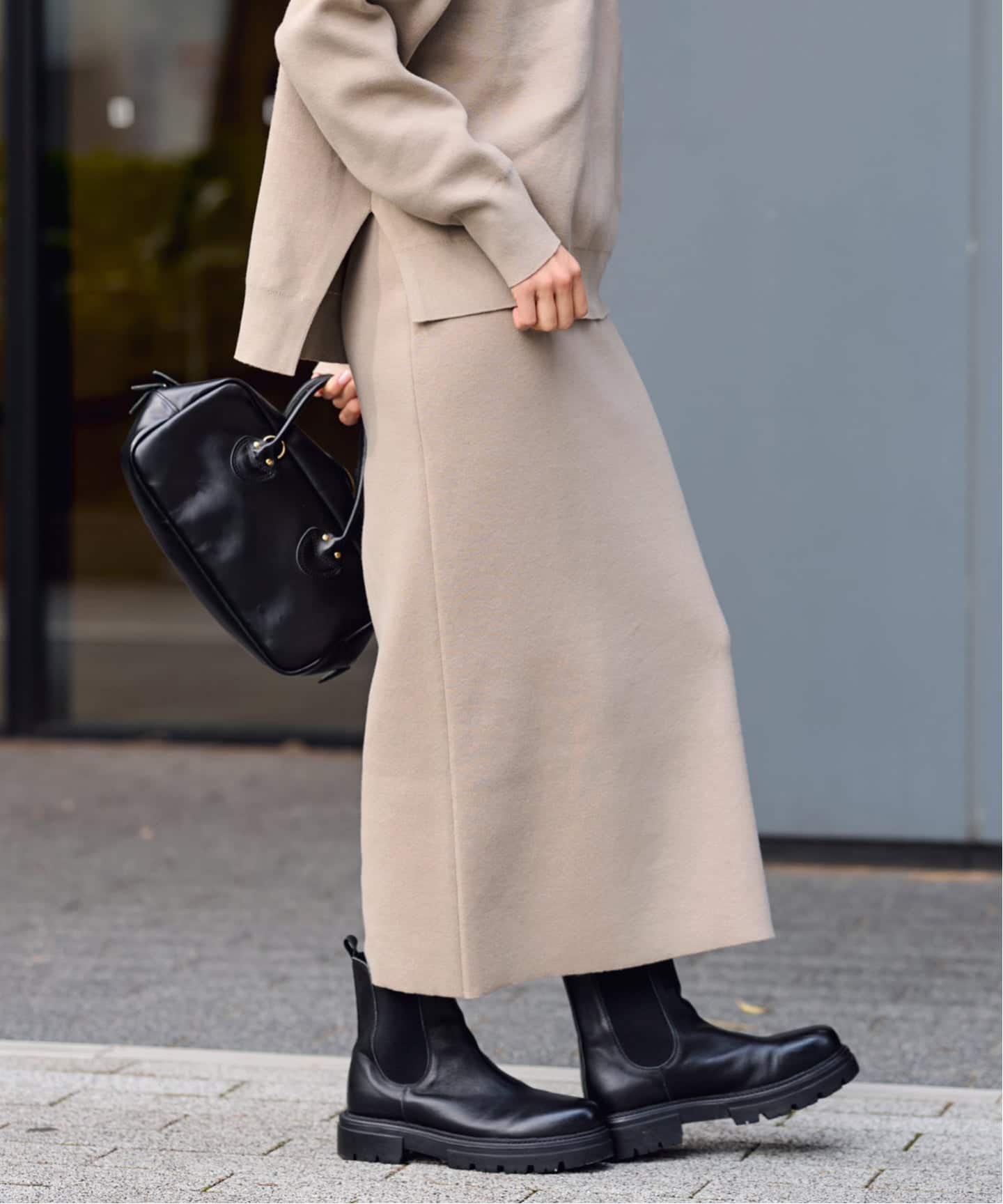 ≪追加≫ダブルジャガードストレートスカート（ロング・マキシ丈