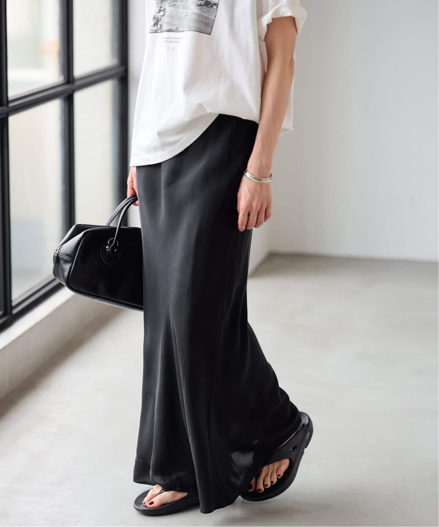 ≪追加≫シルキーキュプラバイアススカート（ロング・マキシ丈スカート