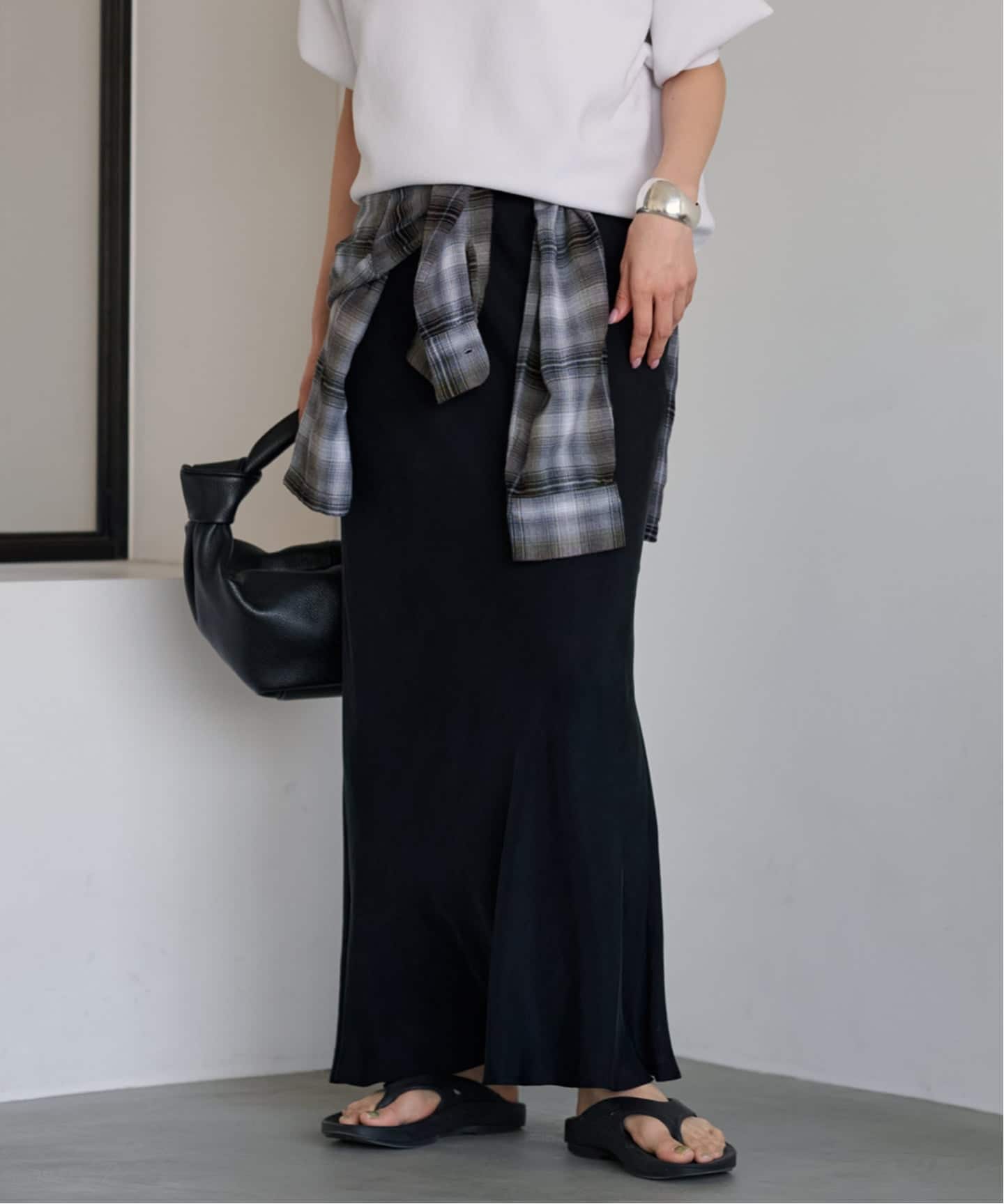 ≪追加≫シルキーキュプラバイアススカート（ロング・マキシ丈スカート