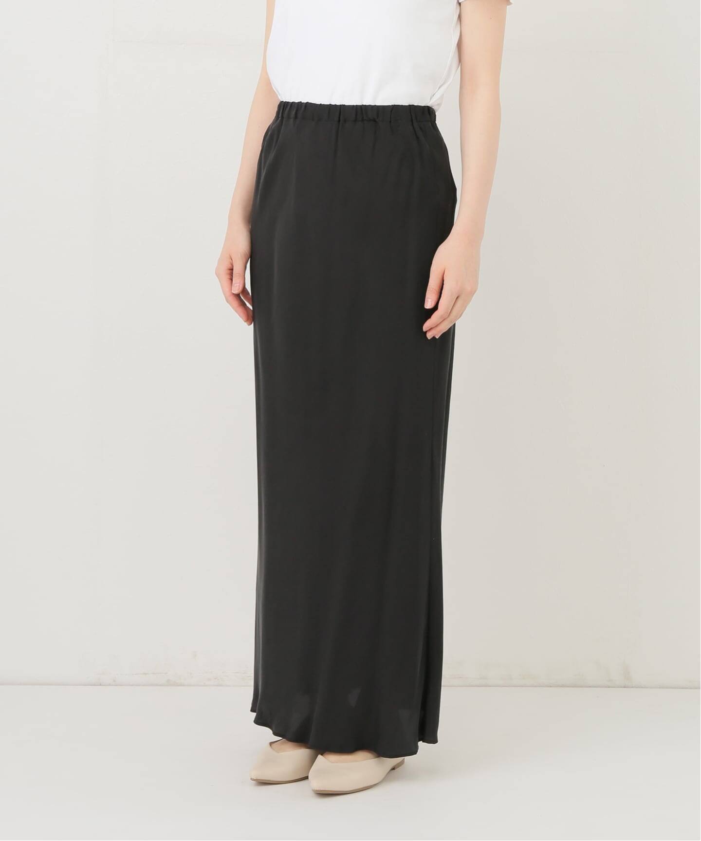 ≪追加≫シルキーキュプラバイアススカート（ロング・マキシ丈スカート