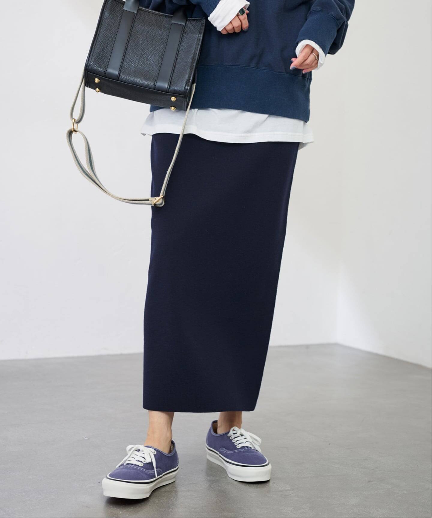 ≪追加≫総針タイトスカート（ロング・マキシ丈スカート