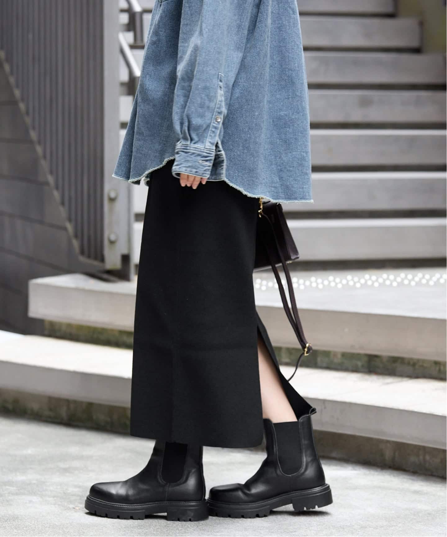 ≪追加≫総針タイトスカート 2（ロング・マキシ丈スカート