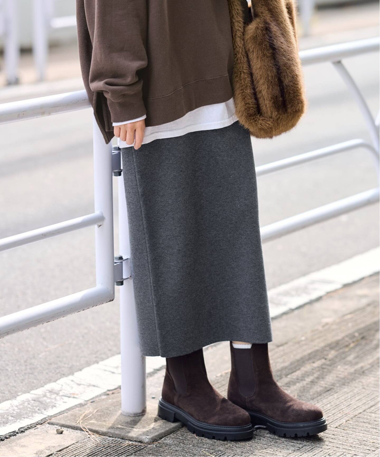 ≪追加≫総針タイトスカート 2（ロング・マキシ丈スカート