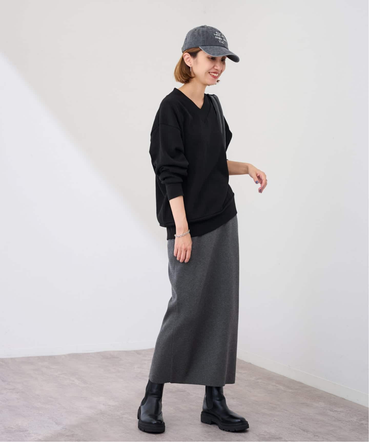 ≪追加≫総針タイトスカート 3（ロング・マキシ丈スカート