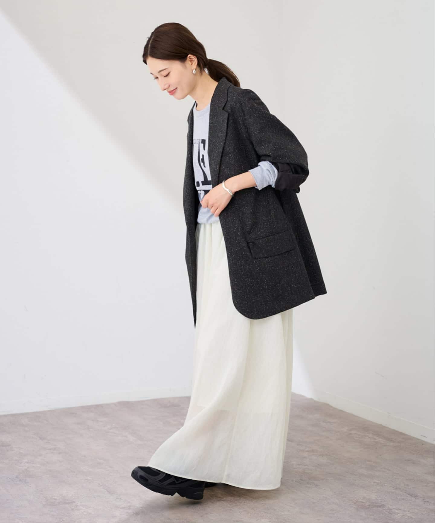 ギャザースカート（ロング・マキシ丈スカート）｜FRAMeWORK