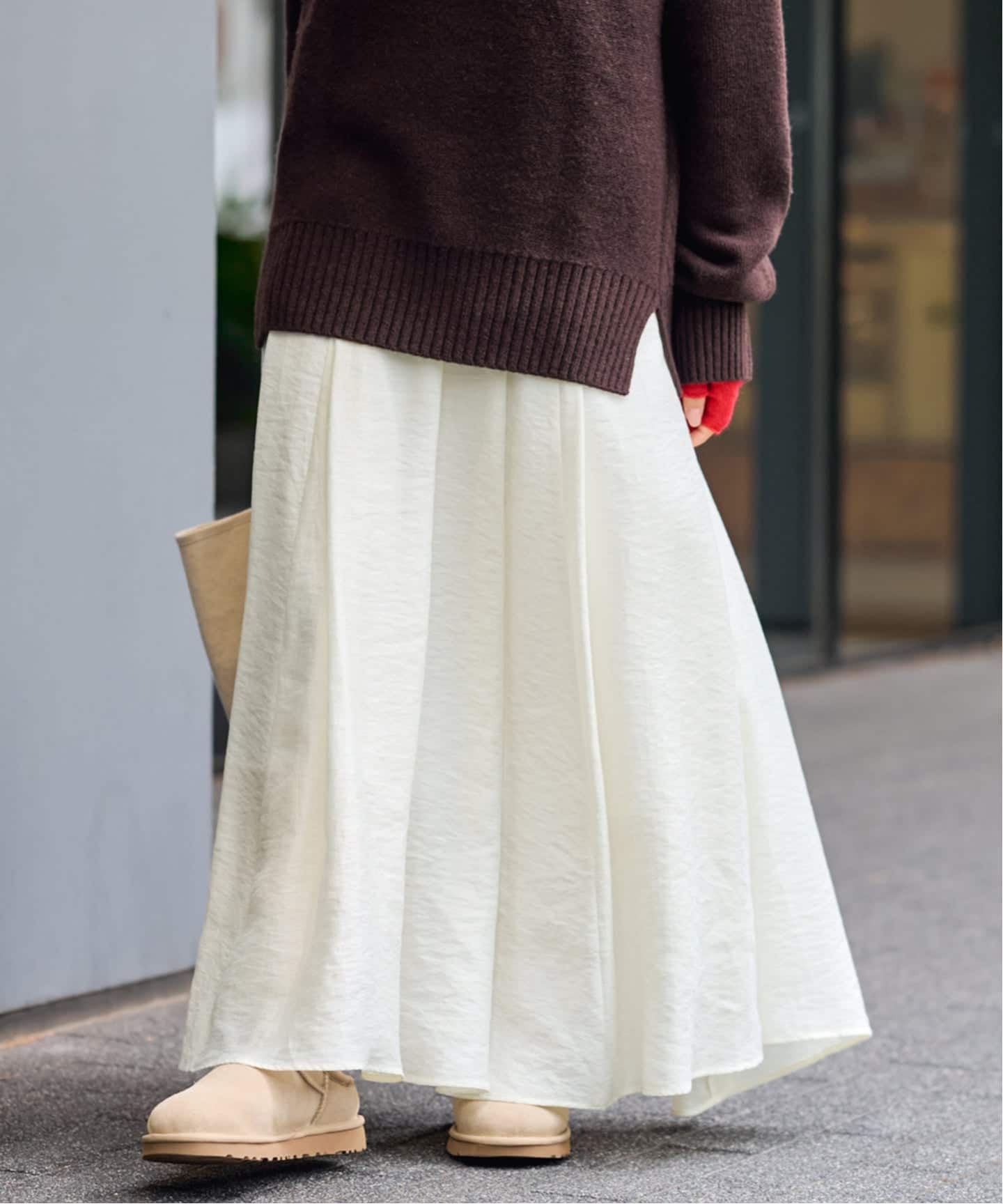 ギャザースカート（ロング・マキシ丈スカート）｜FRAMeWORK