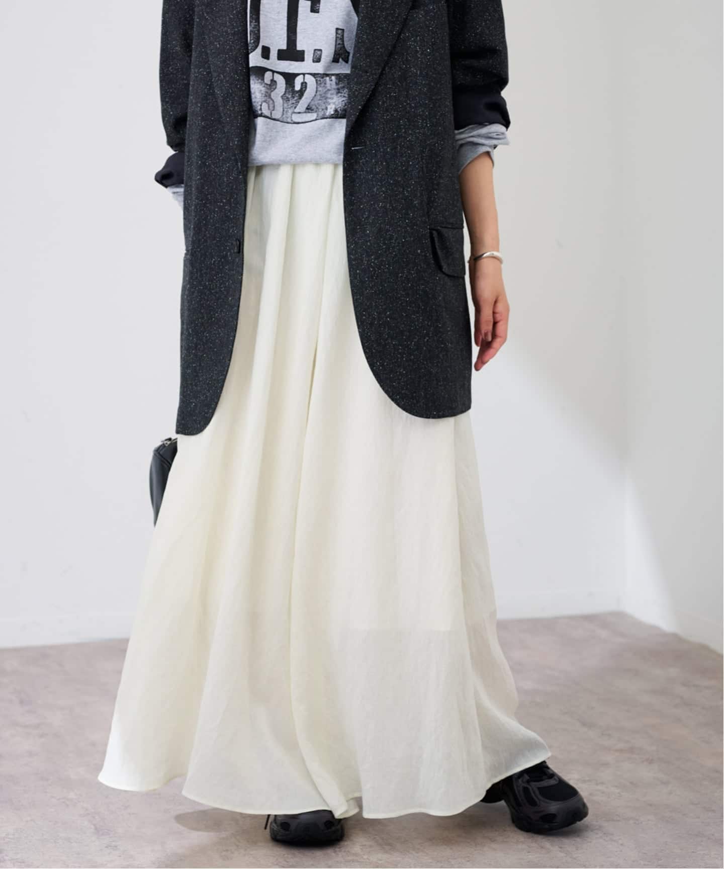 FRAMeWORK フレームワーク ギャザーコクーンスカート 36 未使用品 ギャザースカート（ロング・マキシ丈スカート）｜FRAMeWORK（フレーム